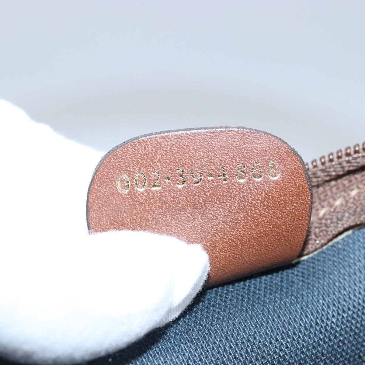 Gucci GUCCI Micro GG Canvas Hand Bag Pvc Leather Black Brown Size ONE SIZE - 18 Thumbnail