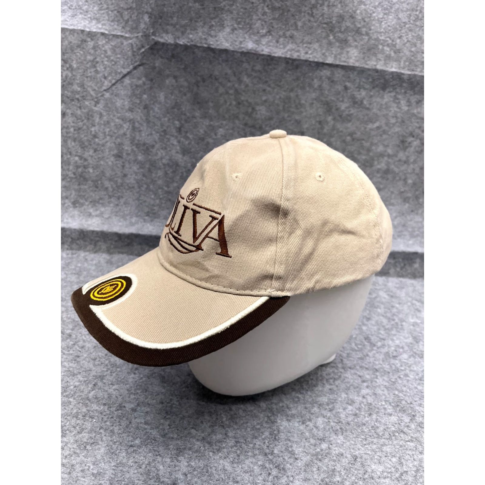 Vintage Oliva Cigars Baseball Cap Hat Strap Back Adult One Size Beige 100% Cotton Embroidered Size ONE SIZE - 4 Thumbnail