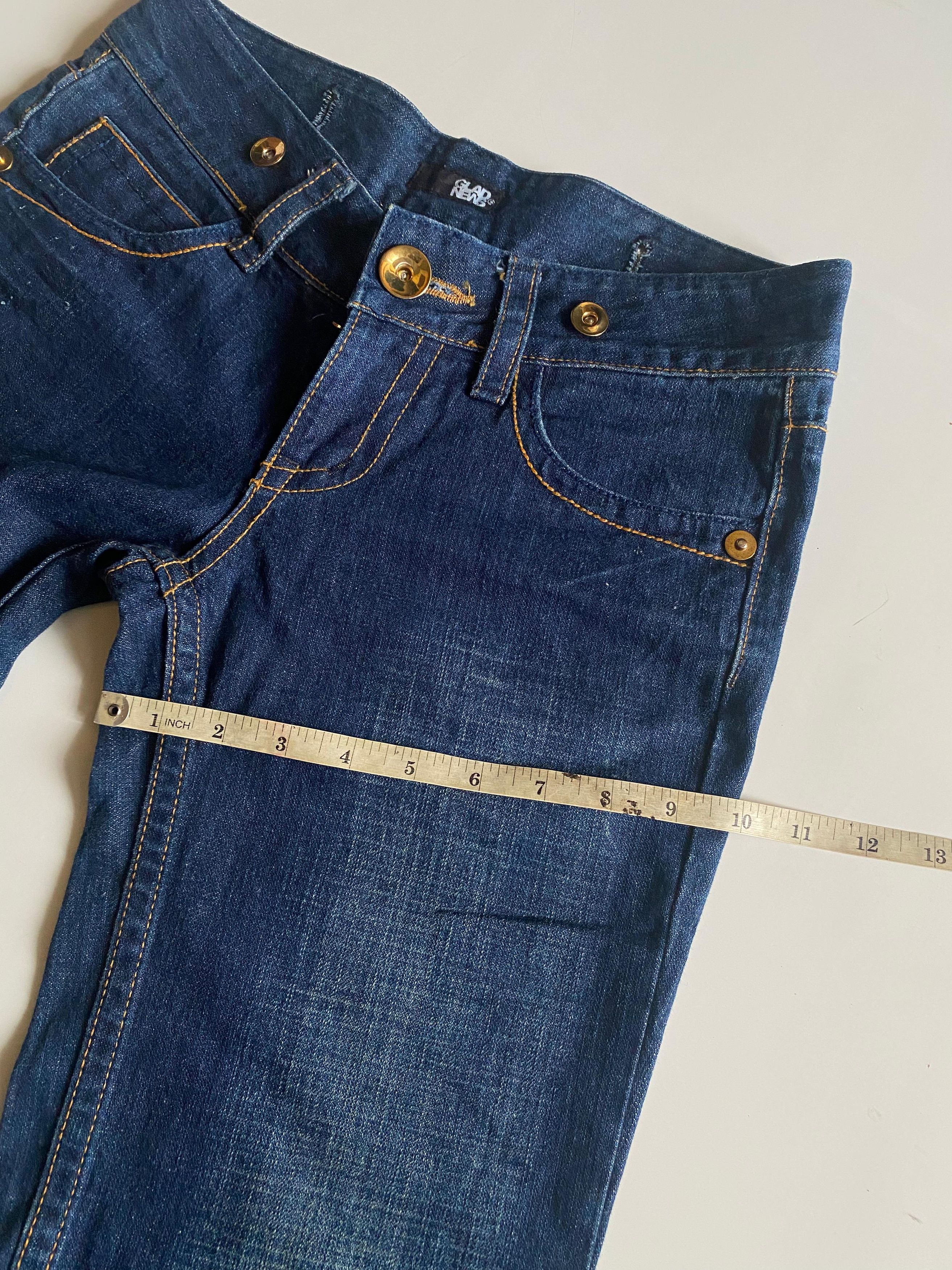 Le Grande Bleu (L.G.B.) SEND OFFER 💥 Glad News Super Flared Pants L.G.B Style Size US 28 / EU 44 - 8 Thumbnail