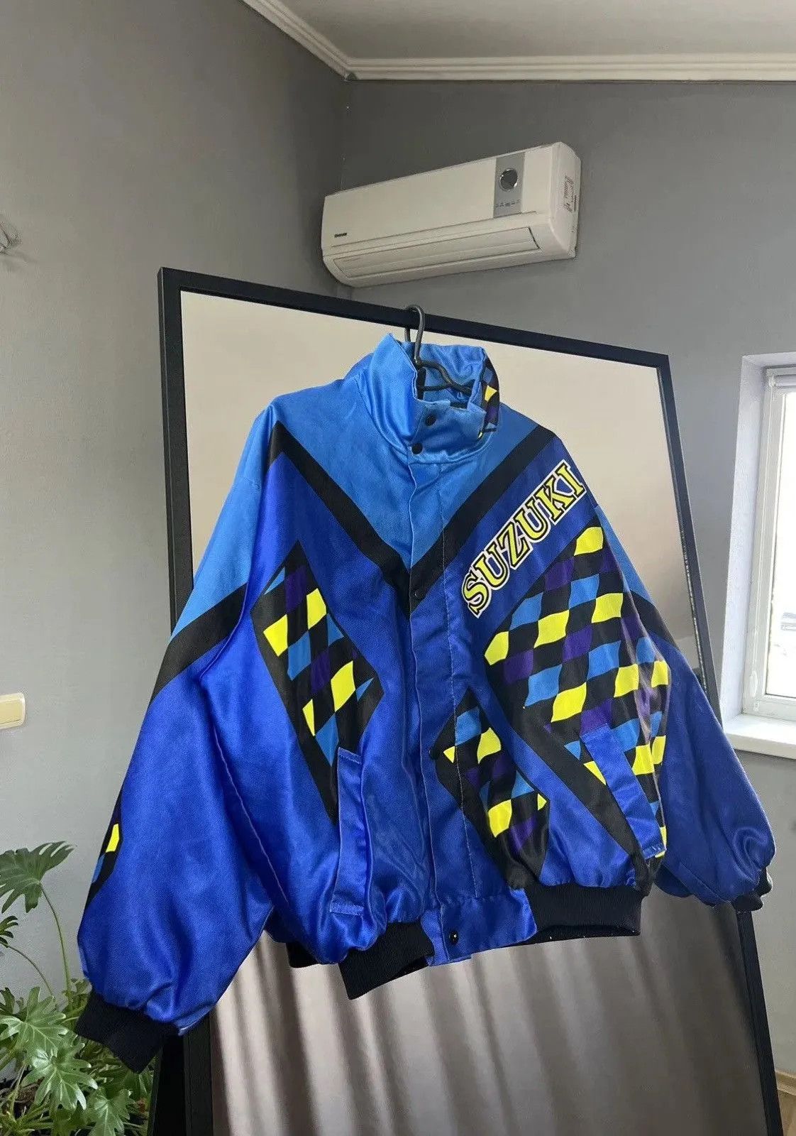 Formula 1 racing vintage jacket Suzuki ,racing bombers Y2K streetwear Size US XL / EU 56 / 4 - 4 Thumbnail