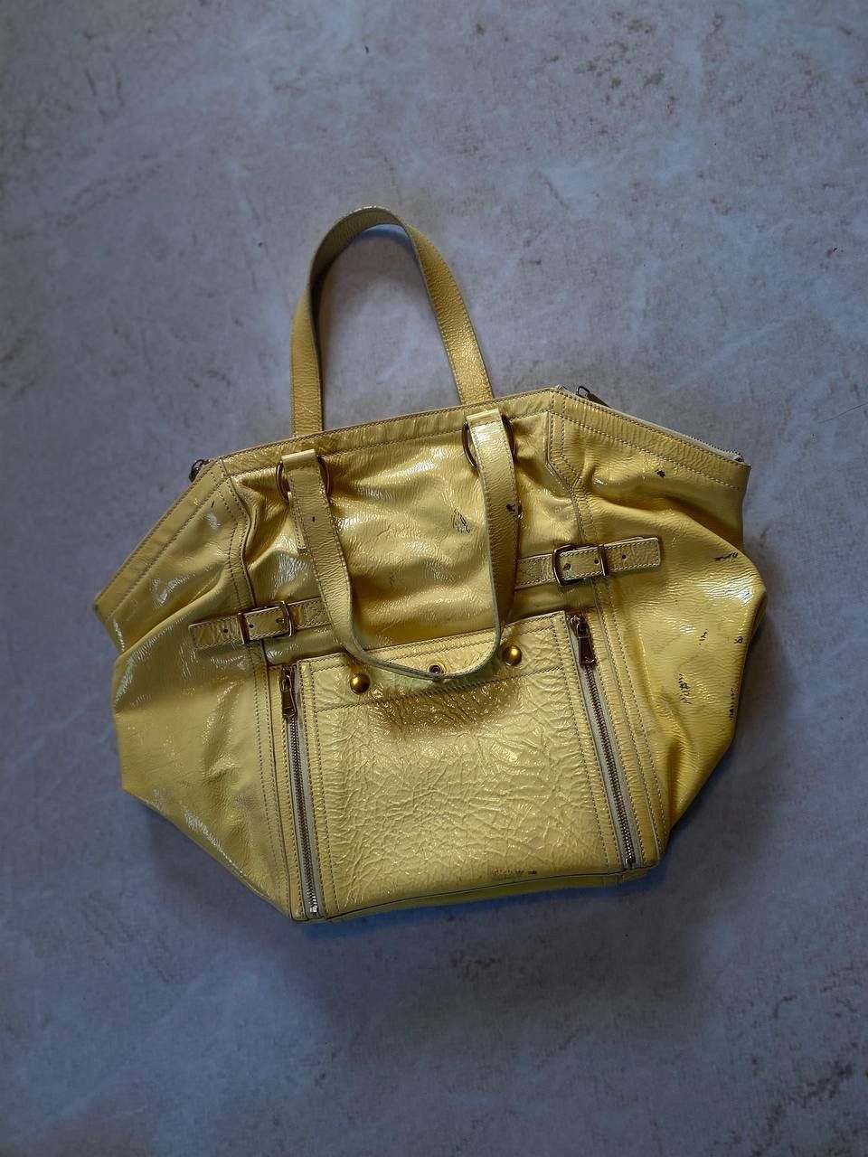 Vintage × Yves Saint Laurent Vintage Yves Saint Laurent Avant Garde Leather Shoulder Bag Size ONE SIZE - 2 Thumbnail