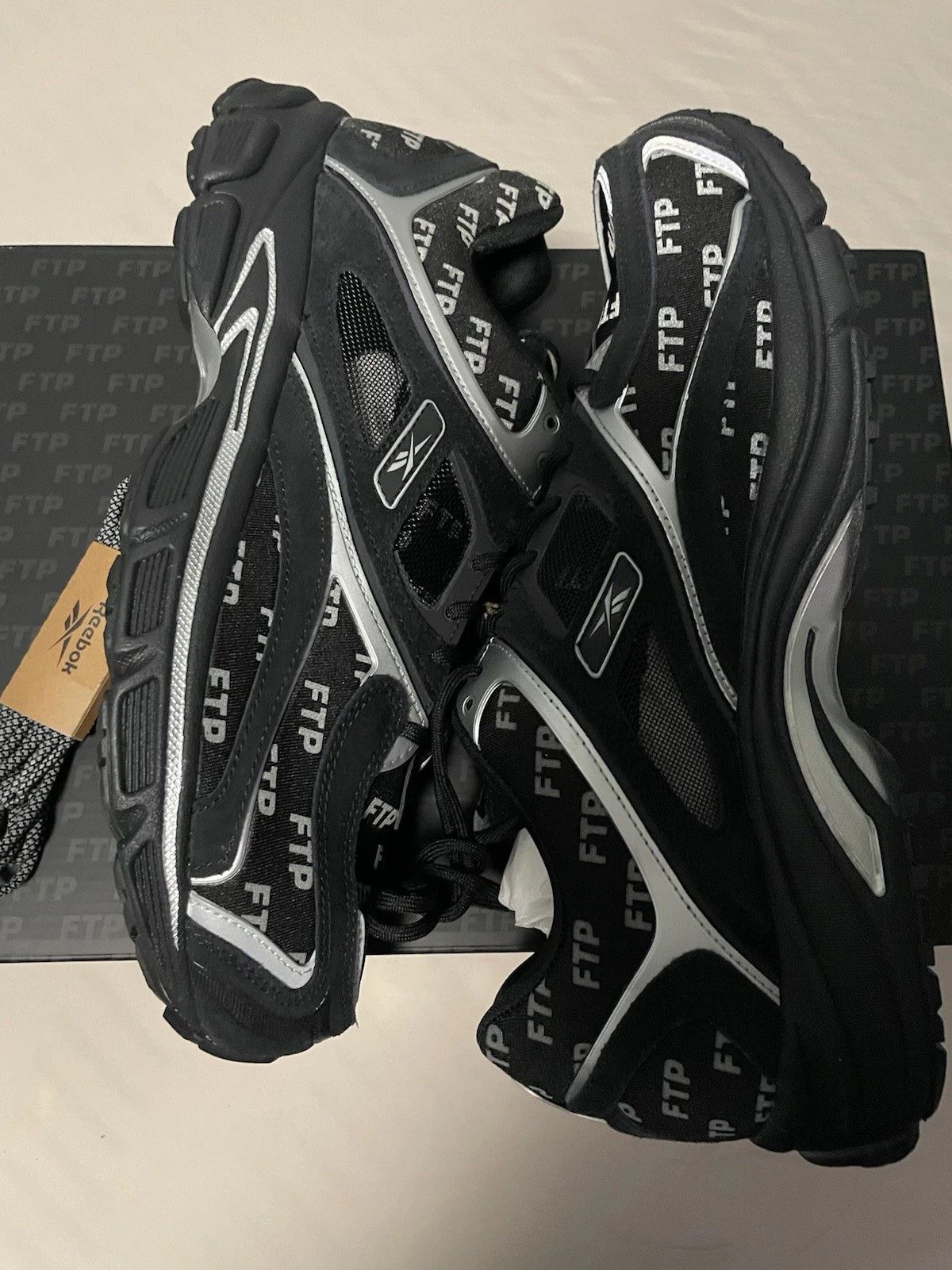 Fuck The Population FTP Reebok Premier Trinity KFS Black Size US 11.5 / EU 44-45 - 1 Thumbnail