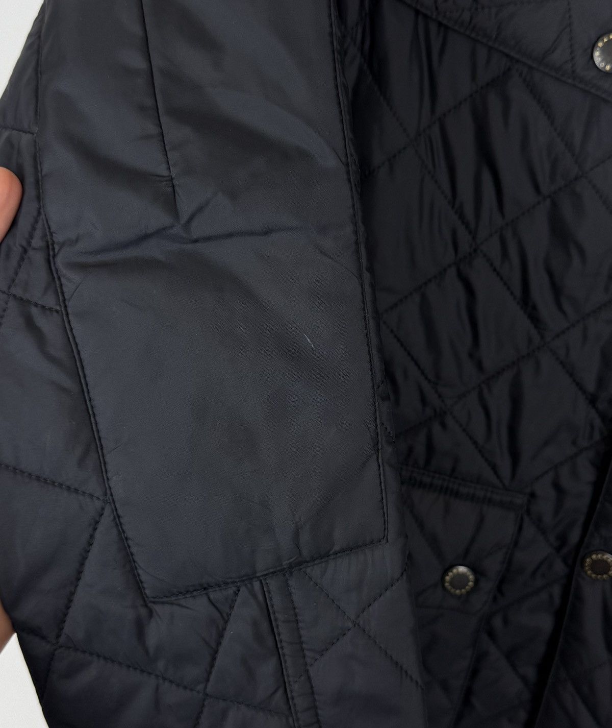 Barbour Barbour International Quilted Ariel Full Zip Jacket Black Size US XXS / EU 40 - 5 Thumbnail