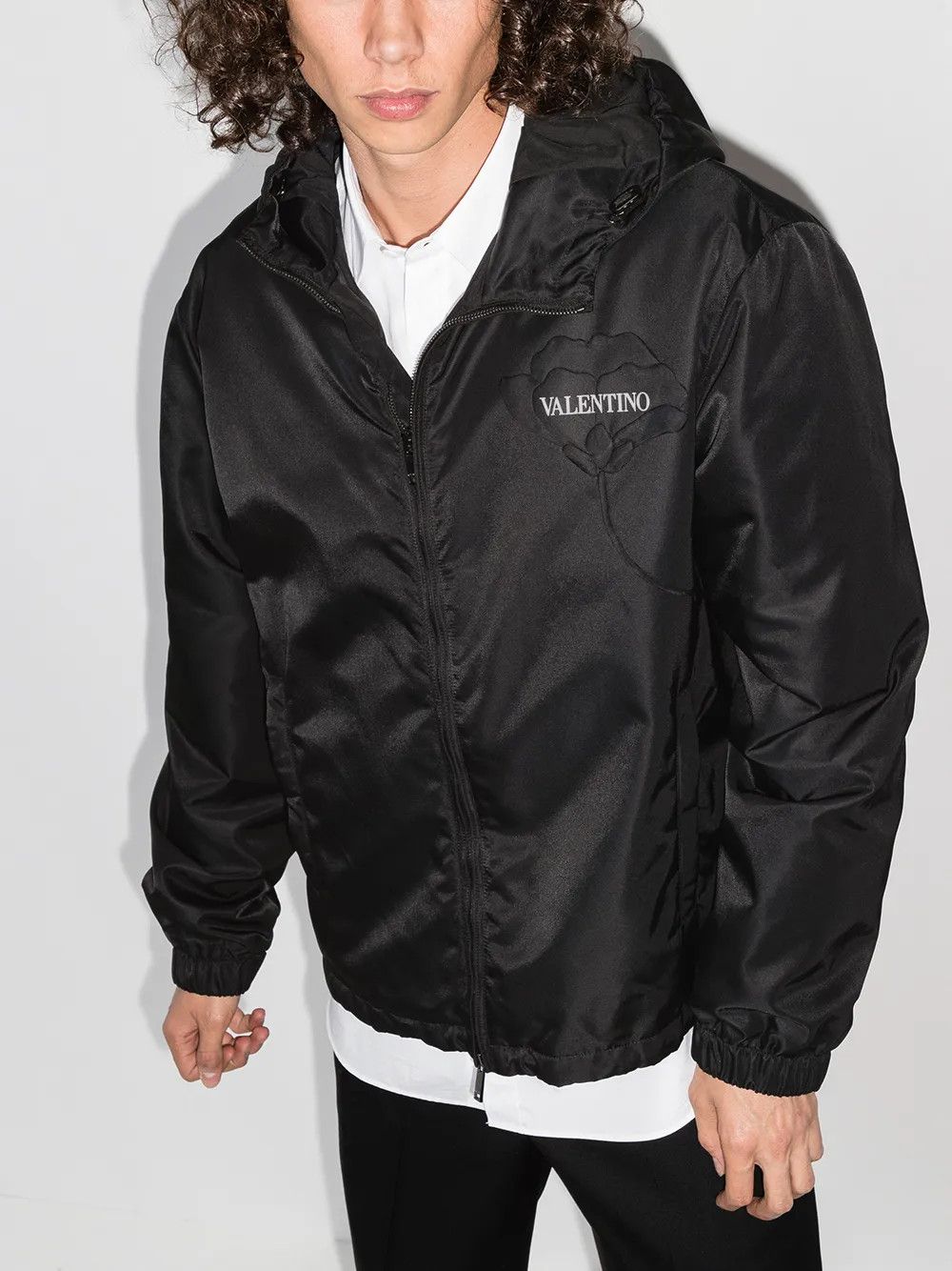 Valentino o1y0525 Logo Jacket in Black Size US L / EU 52-54 / 3 - 2 Thumbnail