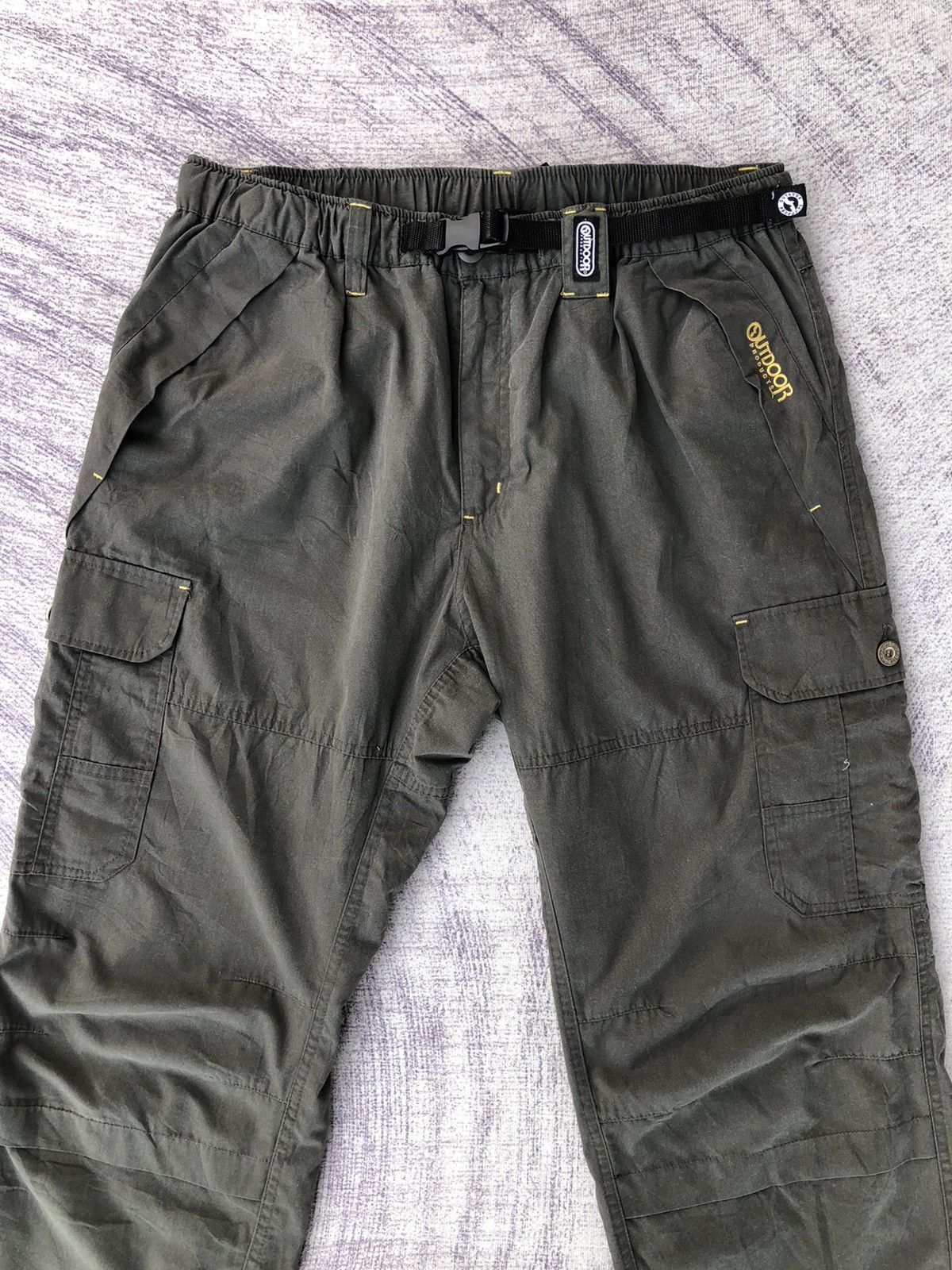 Designer Grey Outdoor Cargo 6 Pocket Stretchble Waist Size US 30 / EU 46 - 2 Thumbnail