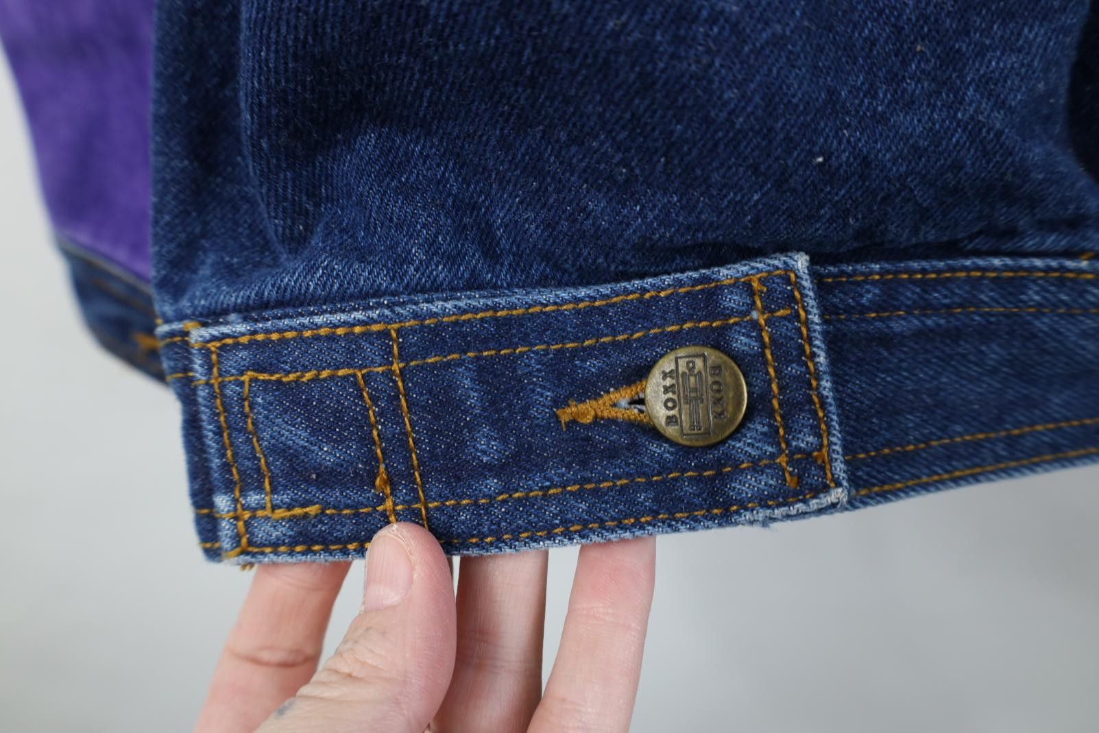 Vintage Deadstock Vintage 90s Streetwear Hooded Denim Trucker Jacket Size US L / EU 52-54 / 3 - 14 Thumbnail