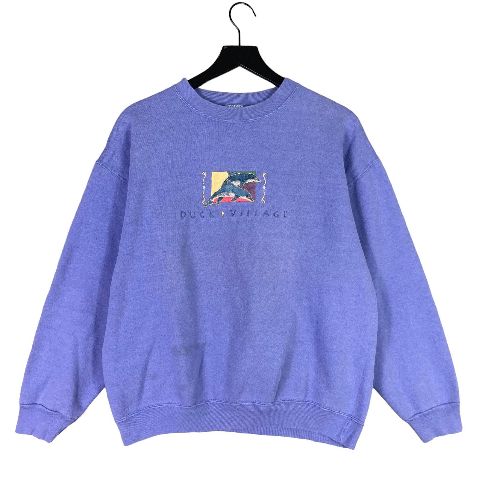 Vintage Vintage Duck Village Sweatshirt Unisex Large USA Made Size L / US 10 / IT 46 - 1 Thumbnail