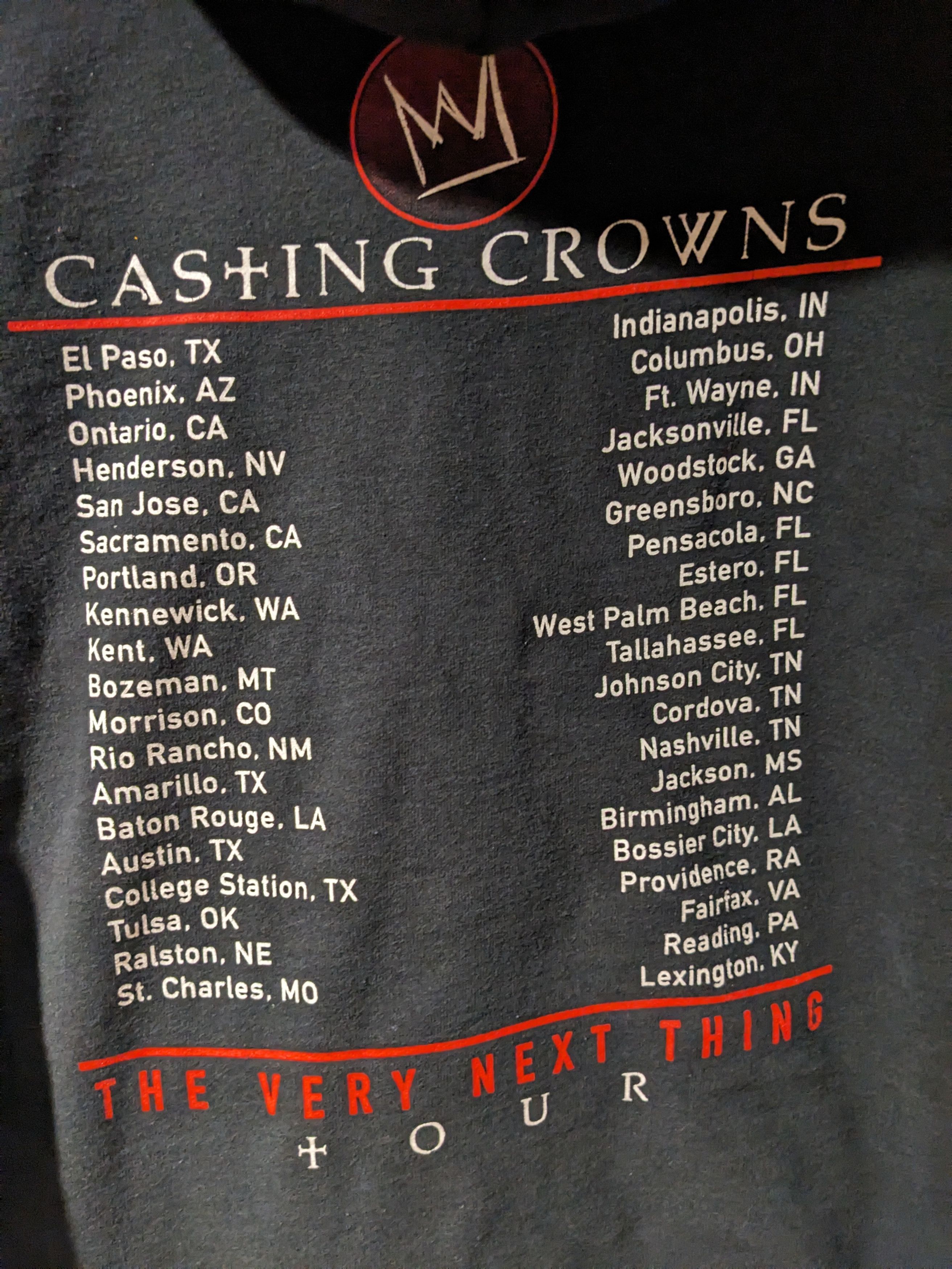 Band Tees × Hanes × Vintage Vintage Casting Crowns The Very Next Thing Tour Hoodie Size US M / EU 48-50 / 2 - 8 Thumbnail