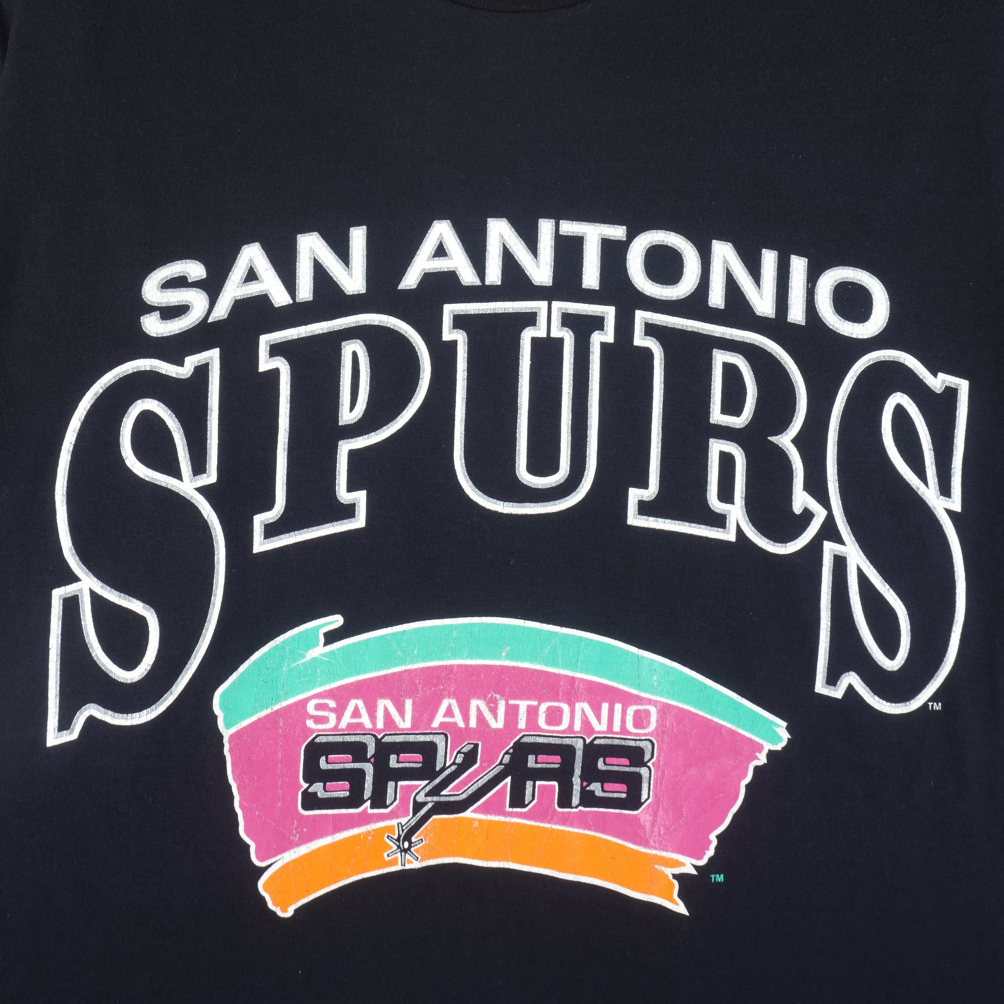 NBA (Artex) - San Antonio Spurs Single Stitch T-Shirt 1990s Size US M / EU 48-50 / 2 - 3 Thumbnail