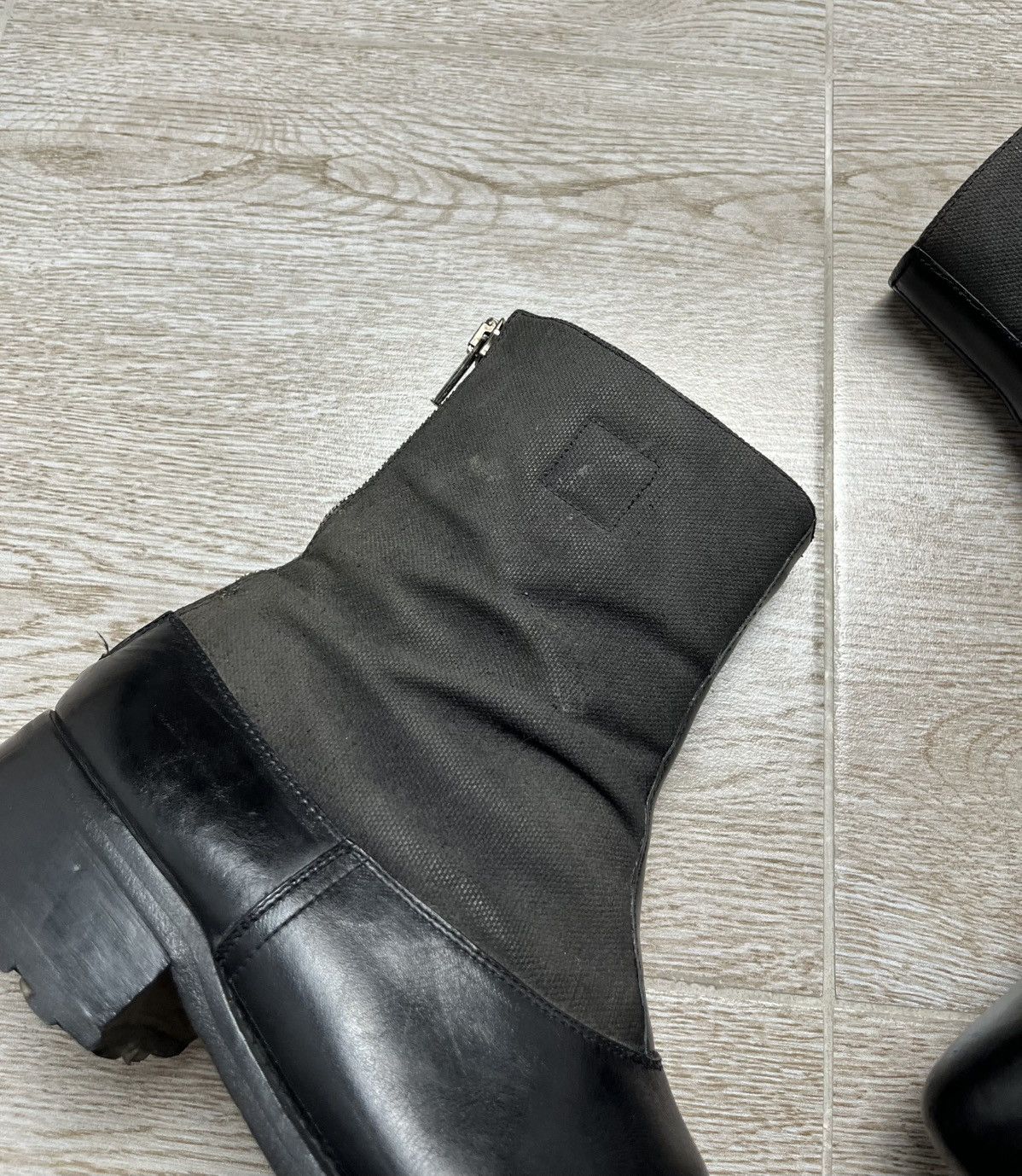 Miu Miu Miu Miu Leather Ankle Zip Guidi Style Boots 00s Size US 9.5 / EU 42-43 - 3 Thumbnail
