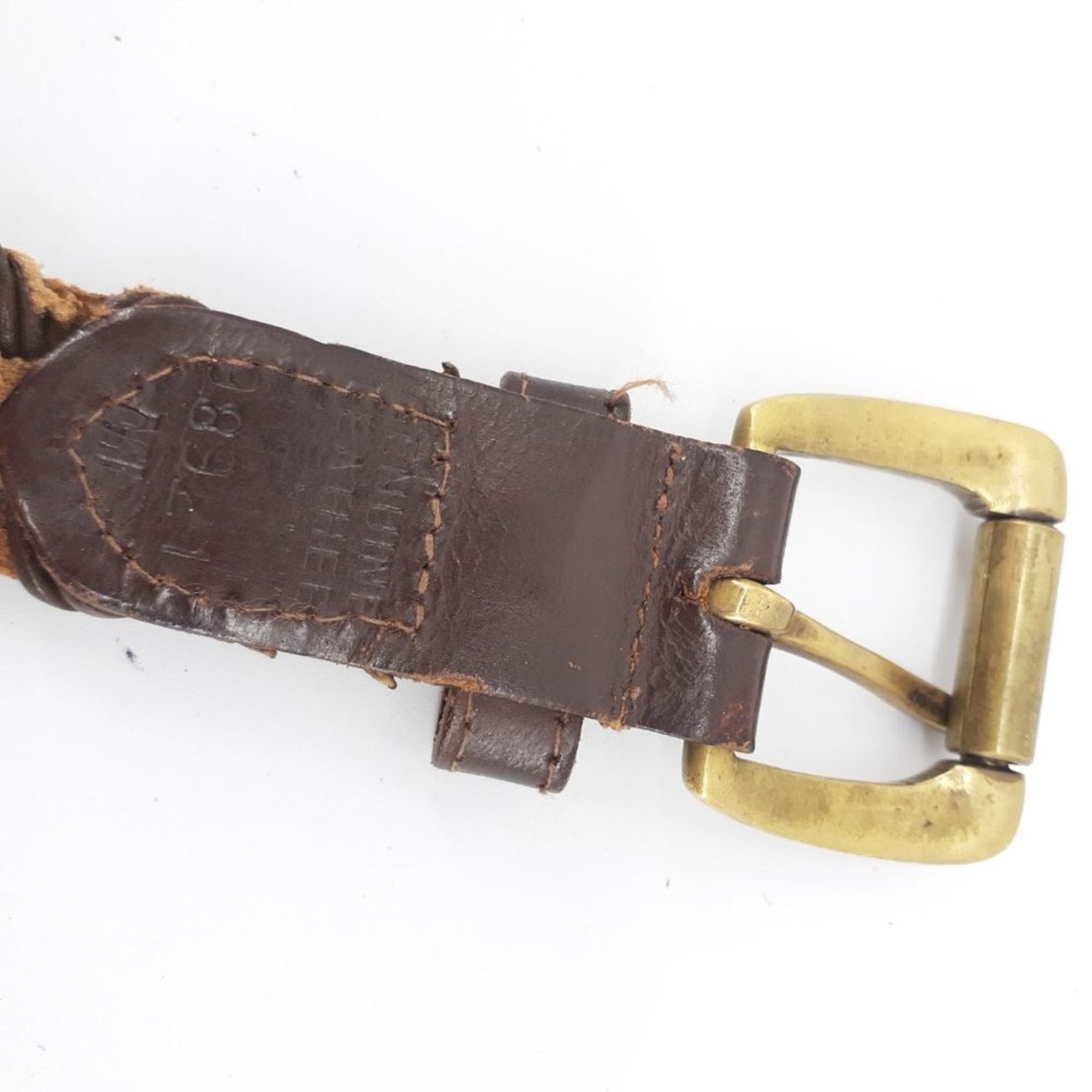 Other Women's Braided Genuine Leather Classic Casual Belt M/L Size ONE SIZE - 4 Thumbnail
