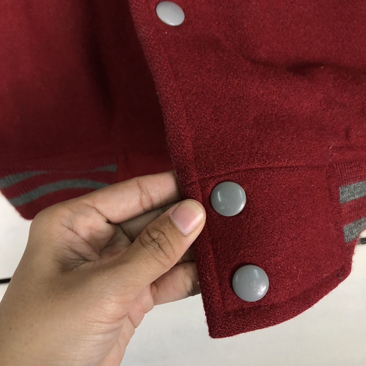 Japanese Brand 🔥Vtg Varsity Jacket Wool University Shop Issey Miyake Size US L / EU 52-54 / 3 - 14 Thumbnail