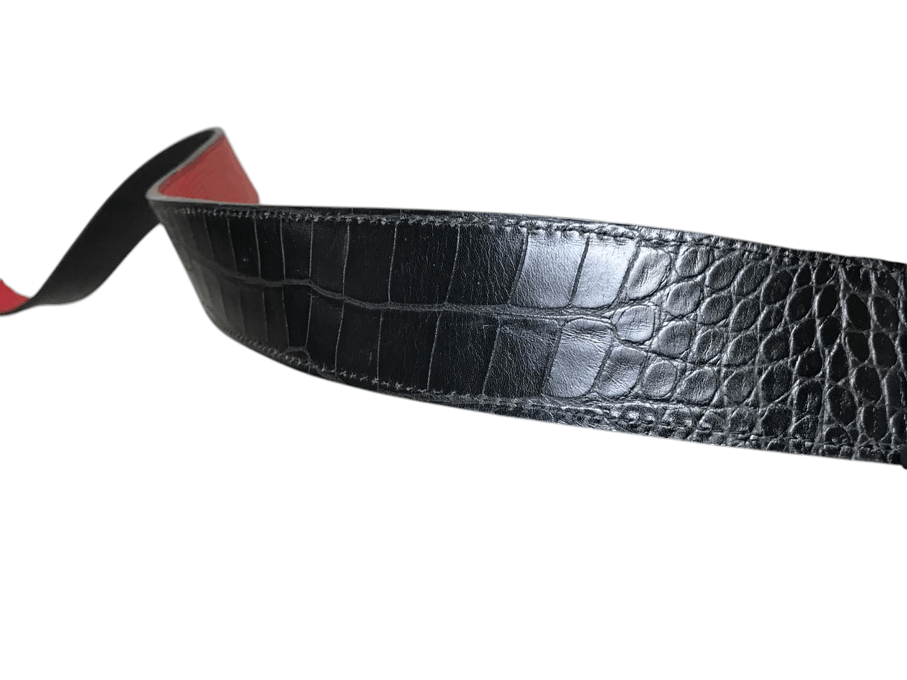 BUFFALO BOBS Buffalo Bobs Reversible Leather Belt with Rinstone Buckle Size ONE SIZE - 5 Thumbnail