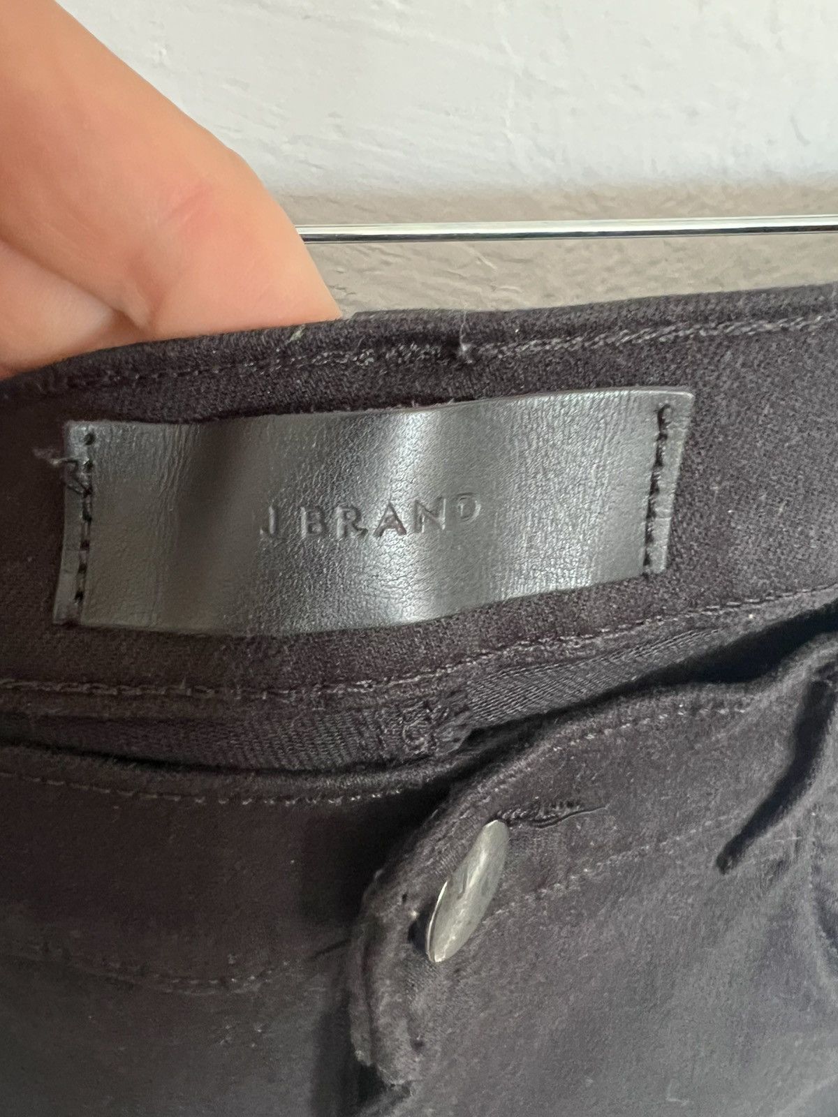 J Brand Black jeans with painted tuxedo stripes Size US 32 / EU 48 - 3 Thumbnail