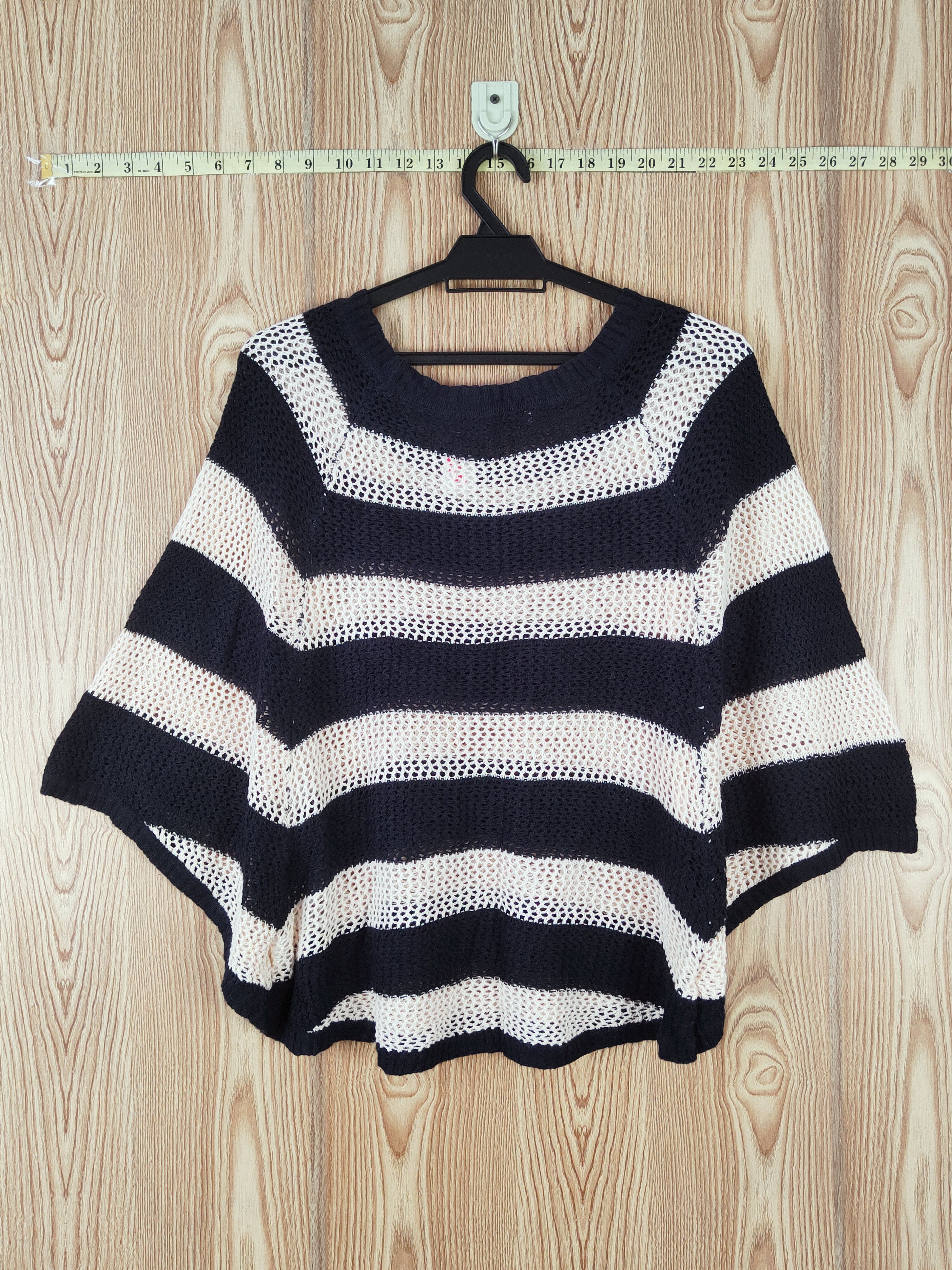 Homespun Knitwear Love Girls Market Crochet Mesh Net Knitwear Crop Tops #W681 Size M / US 6-8 / IT 42-44 - 7 Thumbnail