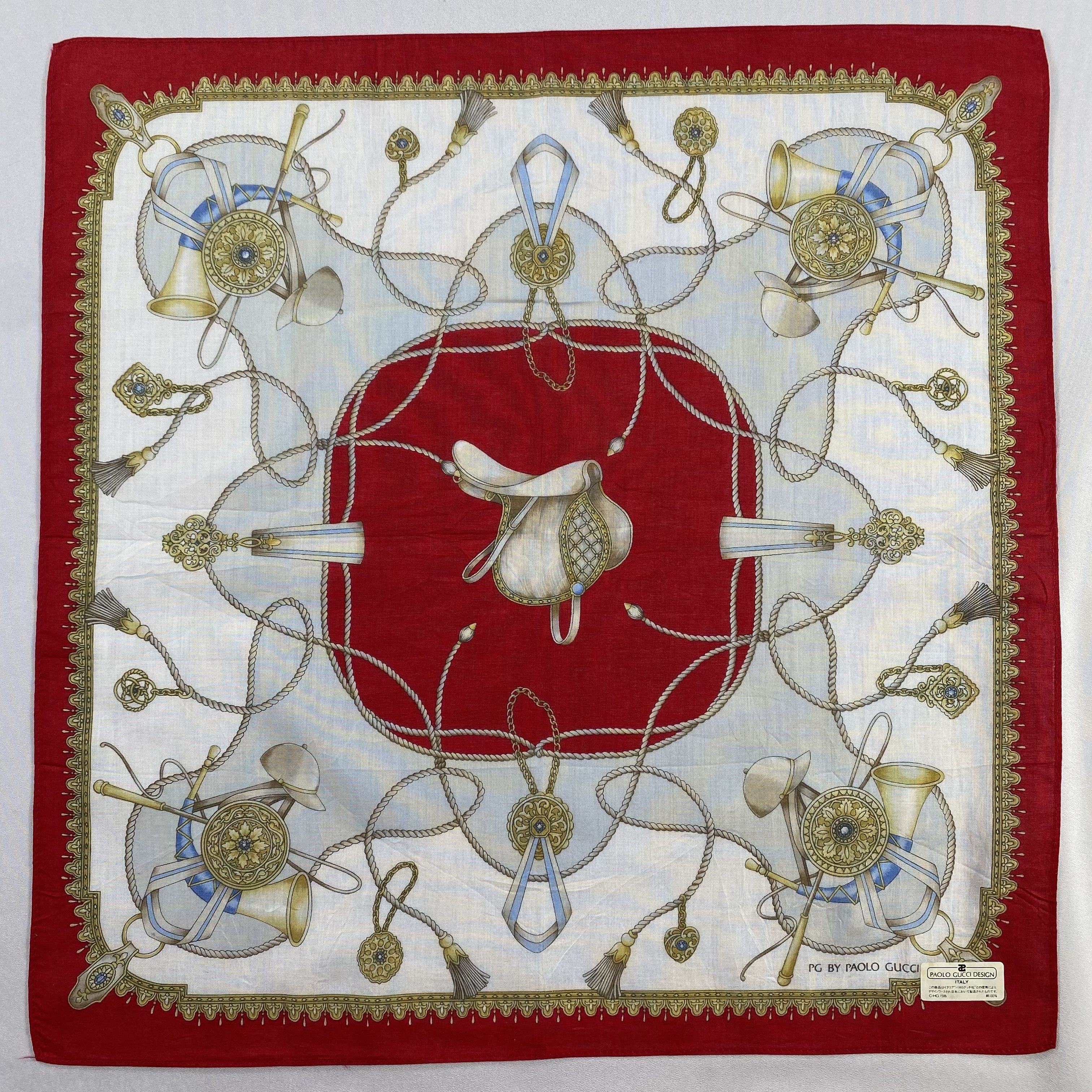 Paolo Gucci Handkerchief / Neckerchief / Bandana-P1565