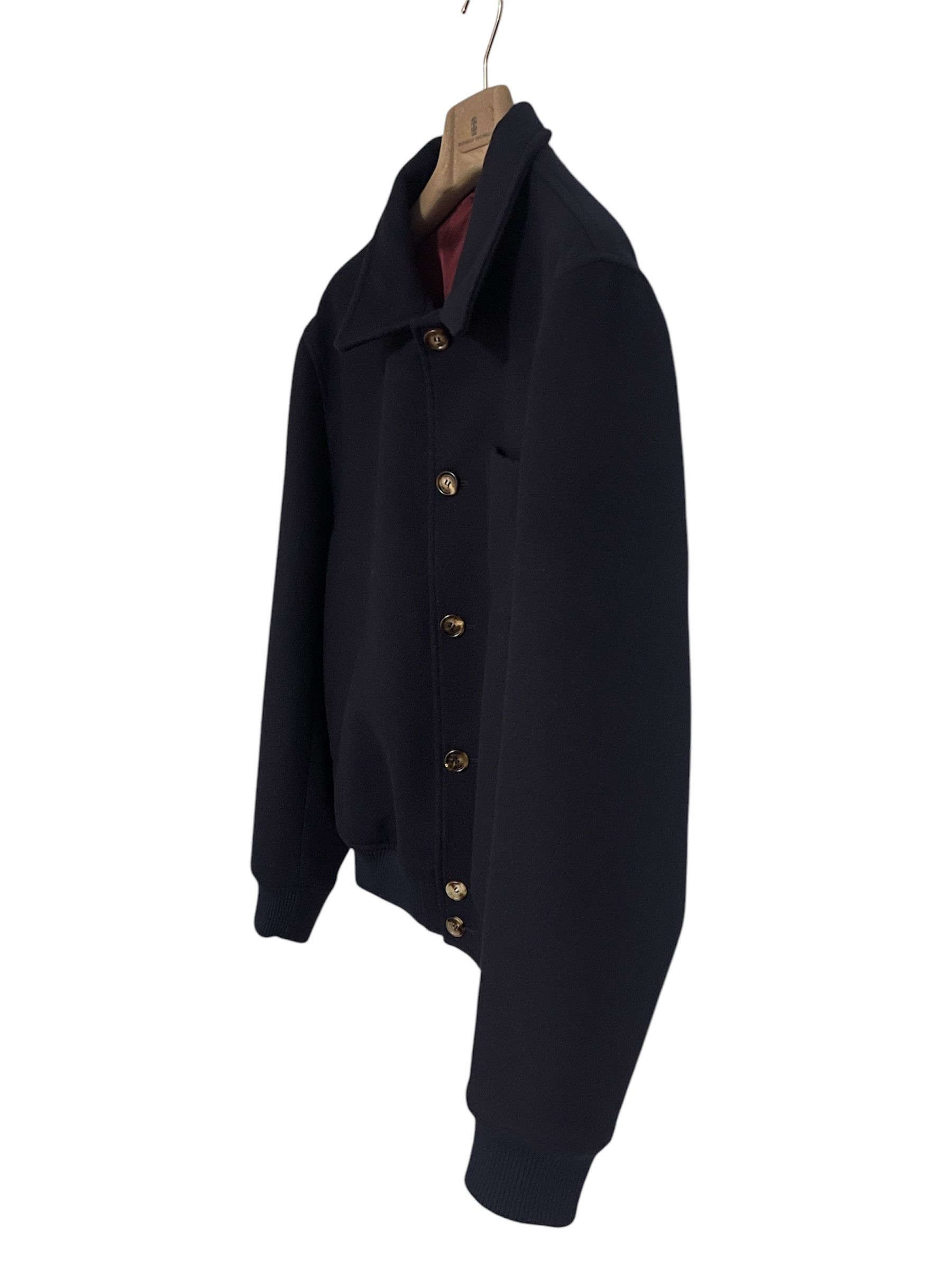 Brunello Cucinelli Brunello Cucinelli Melton Wool Flight Jacket Size 50 IT Size US M / EU 48-50 / 2 - 5 Thumbnail