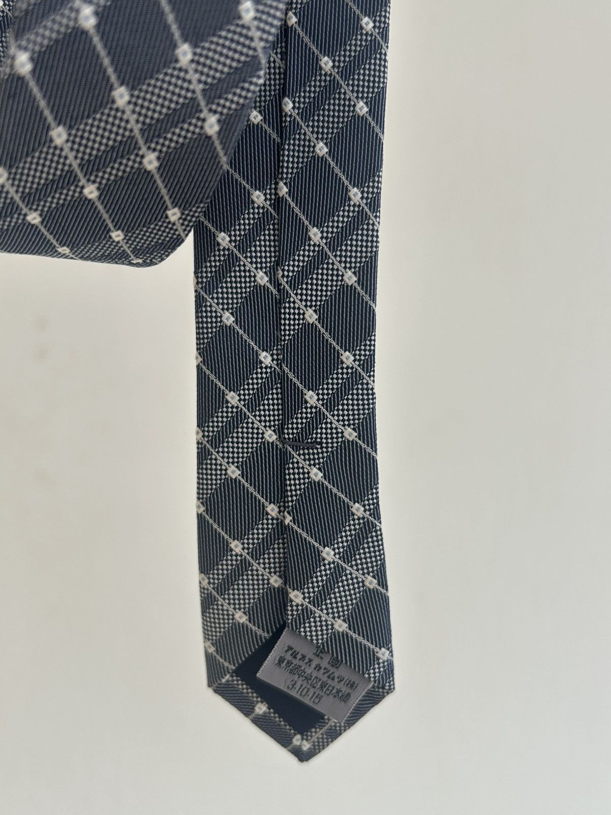 Mario Valentino Mario Valentino Vintage Tie Gray Size ONE SIZE - 4 Thumbnail