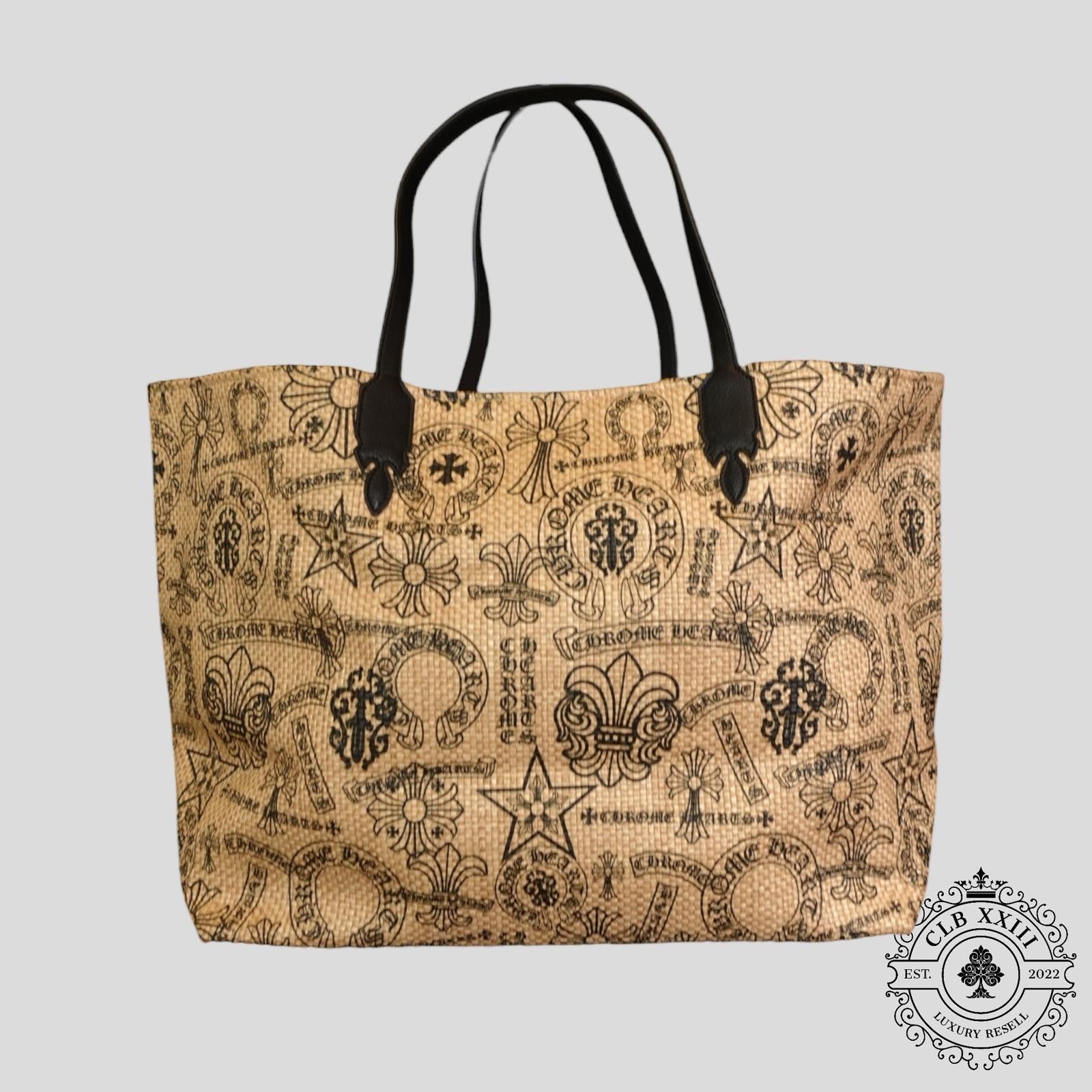 Chrome Hearts Chrome Hearts Stencil Beach Bag in Tan Size ONE SIZE - 1 Thumbnail