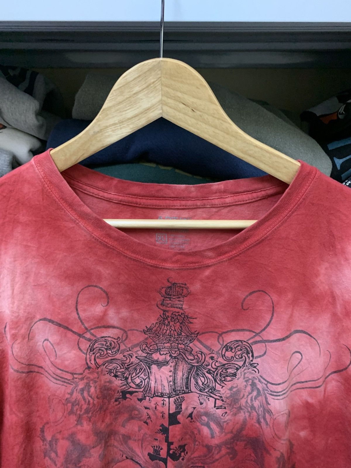 Affliction Distress Vintage Y2K Apt 9 Cross Affliction T Shirt Size US XL / EU 56 / 4 - 3 Thumbnail