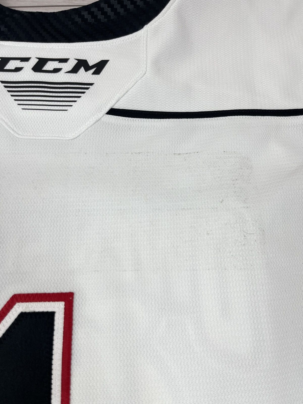 Ccm Owen Sound CCM OHL Attack Player Issue Hockey Jersey Size US XL / EU 56 / 4 - 16 Thumbnail