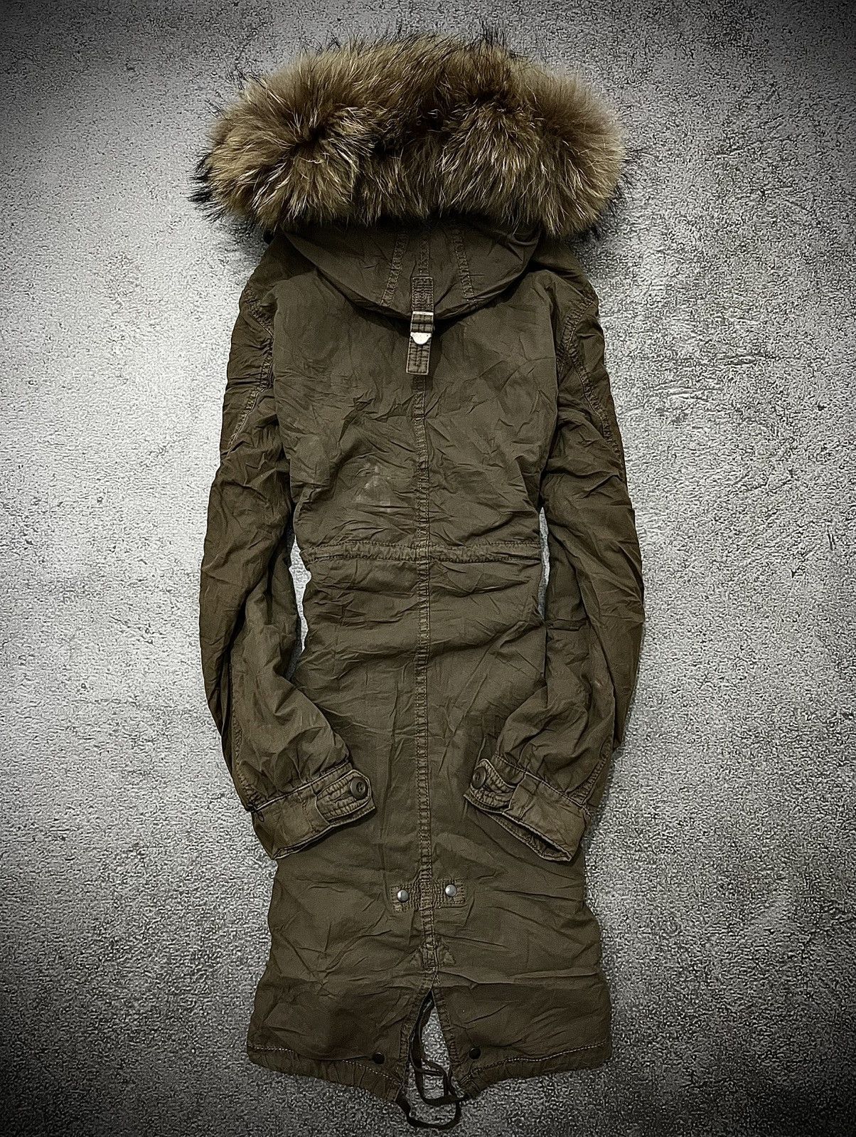 GOA 2000s GOA Racoon Fur Hood Parka Jacket Size US L / EU 52-54 / 3 - 5 Thumbnail