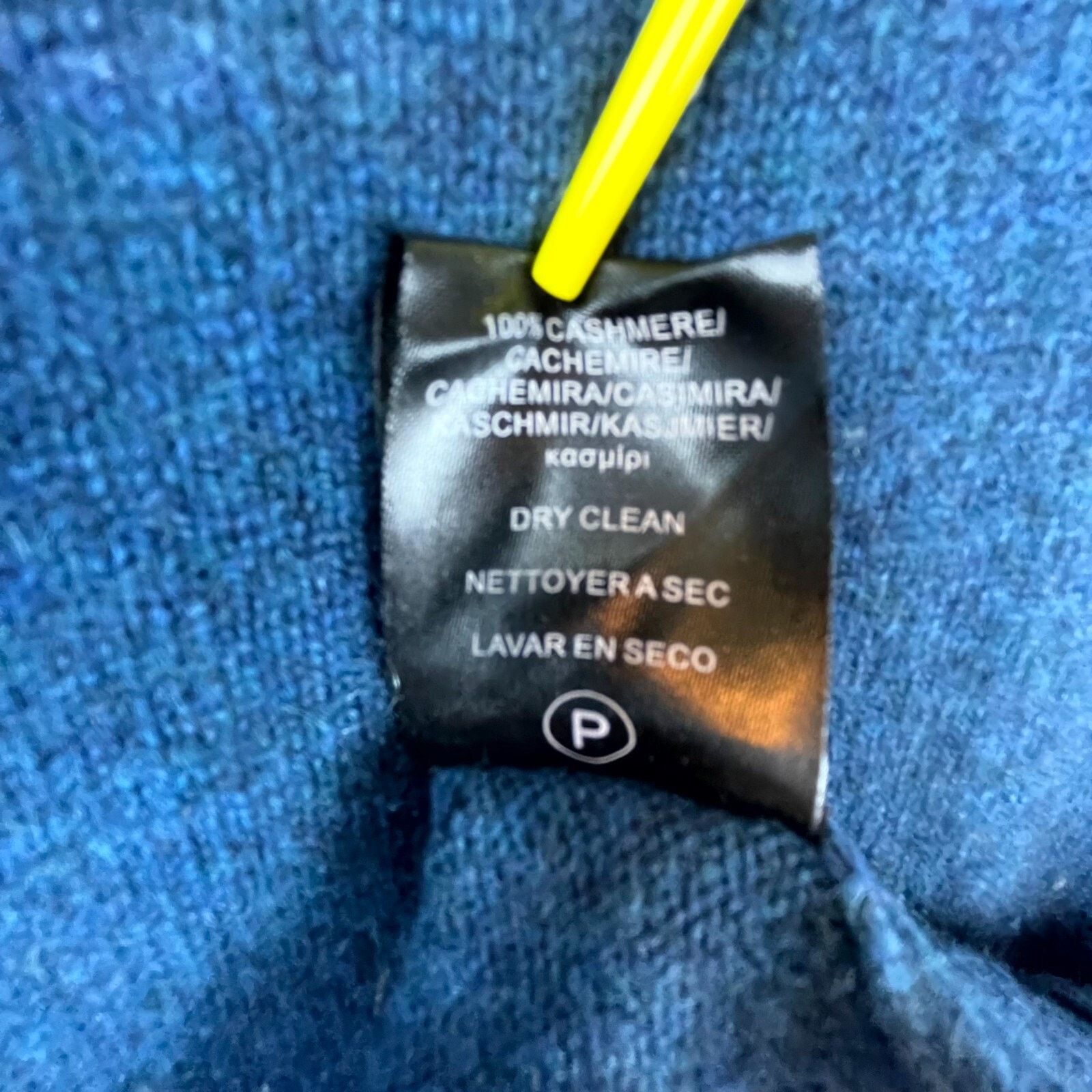 Velvet Velvet By Graham & Spencer Sweater Women Small Blue Cashmere Size S / US 4 / IT 40 - 7 Thumbnail