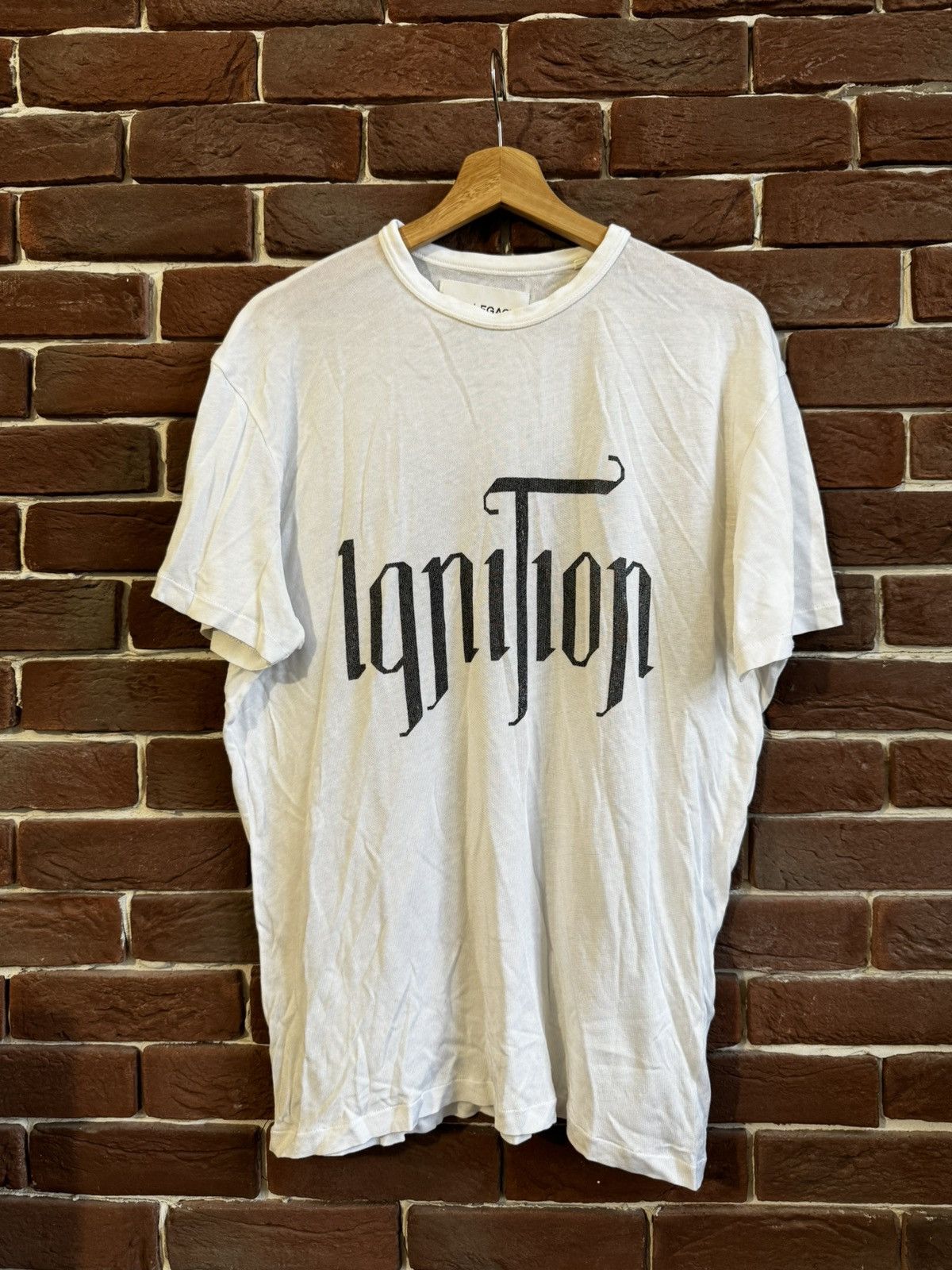 Our Legacy Our Legacy SS15 Metal White Ignition Rare XL White tee Hype Size US XL / EU 56 / 4 - 1 Thumbnail