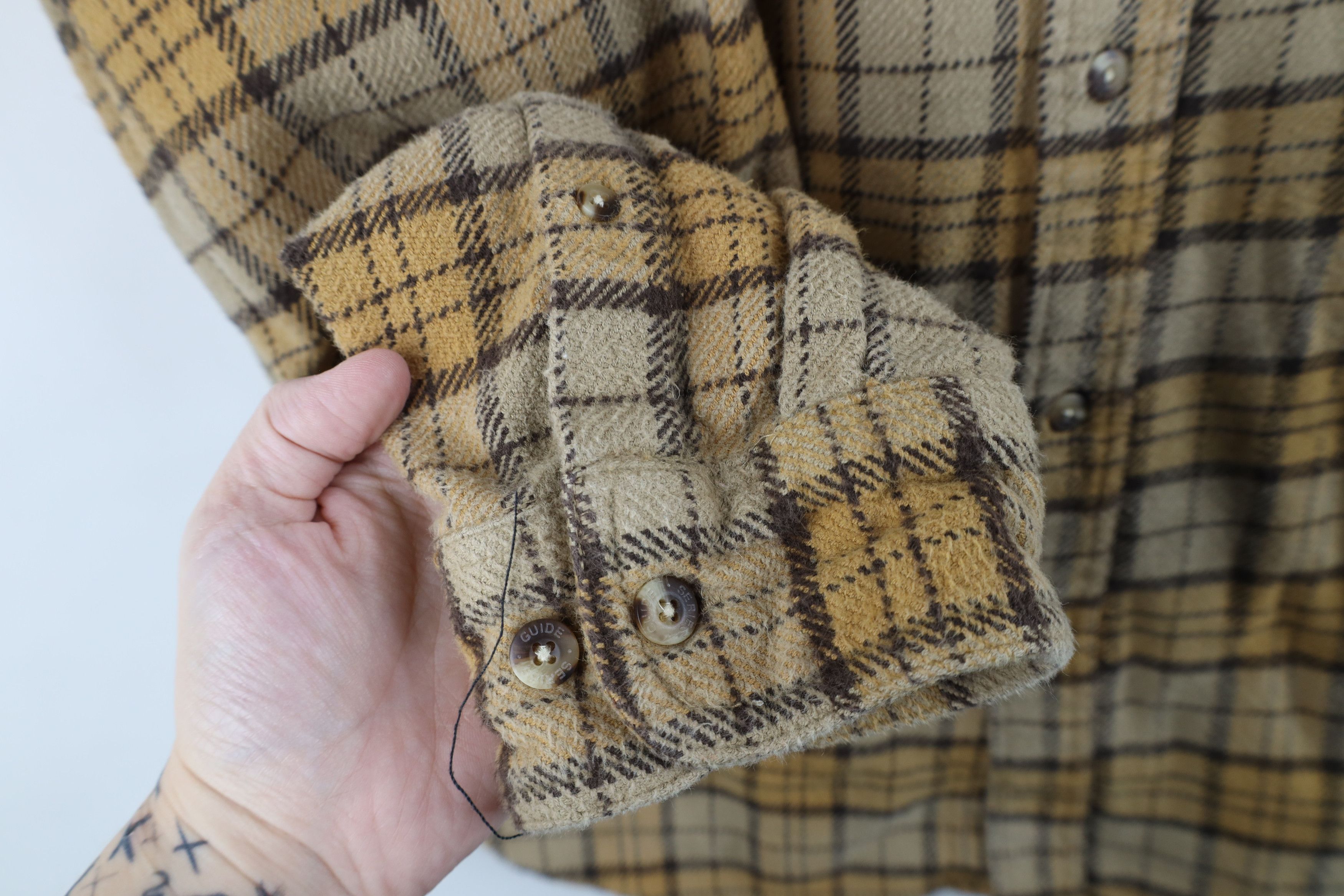 Vintage Vintage 90s Streetwear Flannel Button Shirt Plaid Size US XL / EU 56 / 4 - 4 Thumbnail