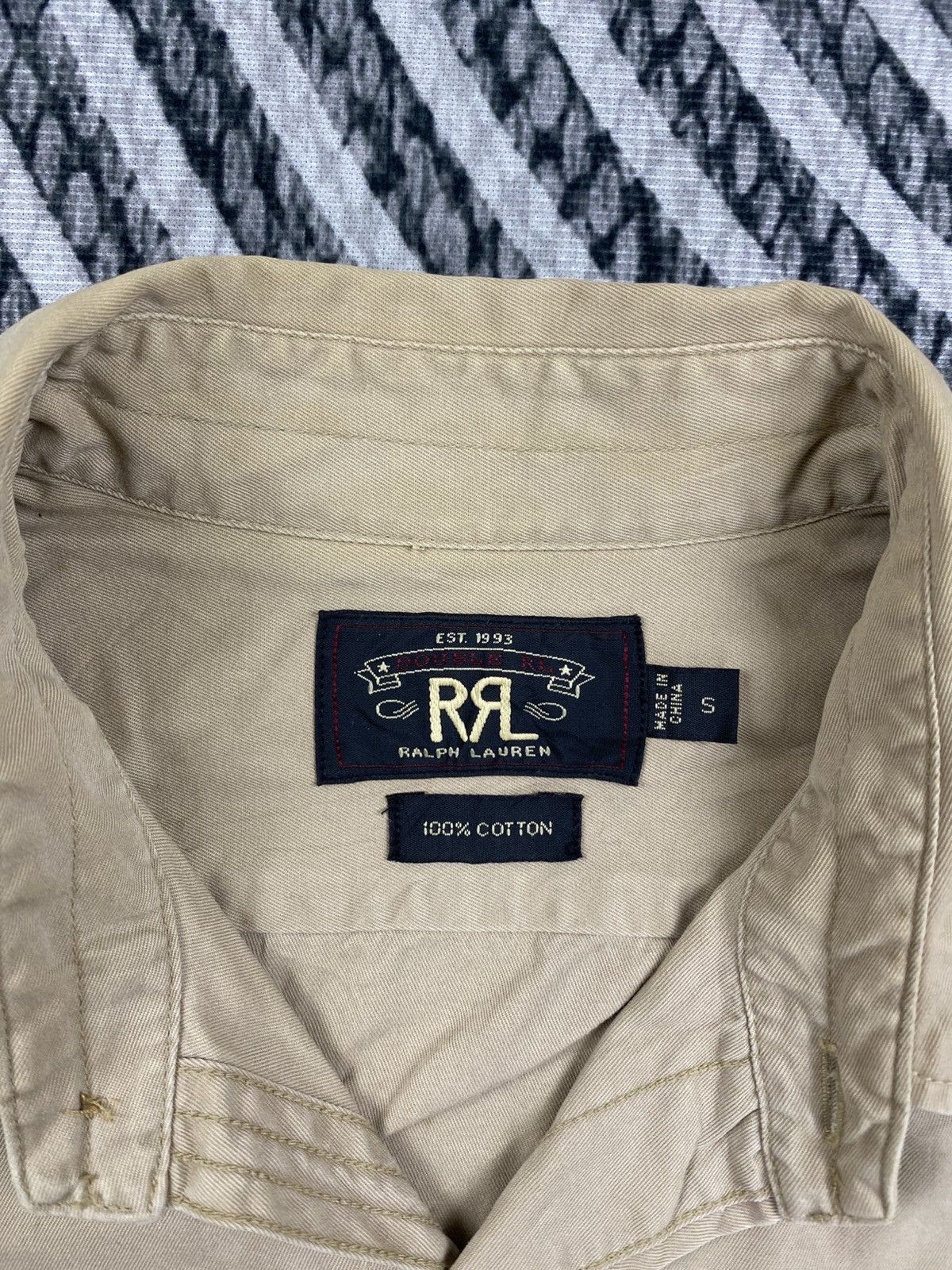 RRL Ralph Lauren 🔥STEALS RRL Ralph Lauren Casual Cotton Button Up Shirt Size US M / EU 48-50 / 2 - 9 Thumbnail