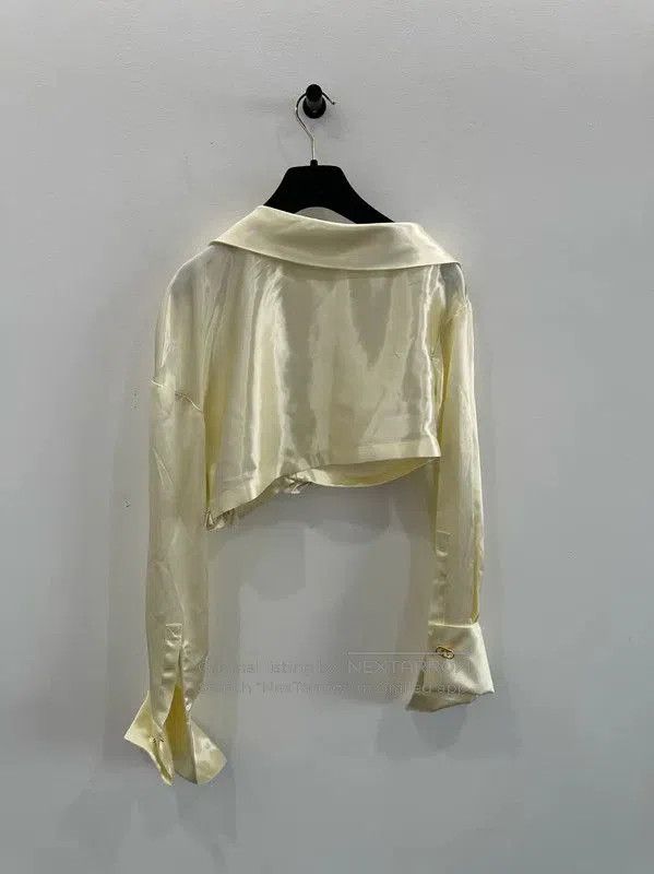 Fendi Fendi Cream Silk Women's Shirt . Size L / US 10 / IT 46 - 2 Thumbnail