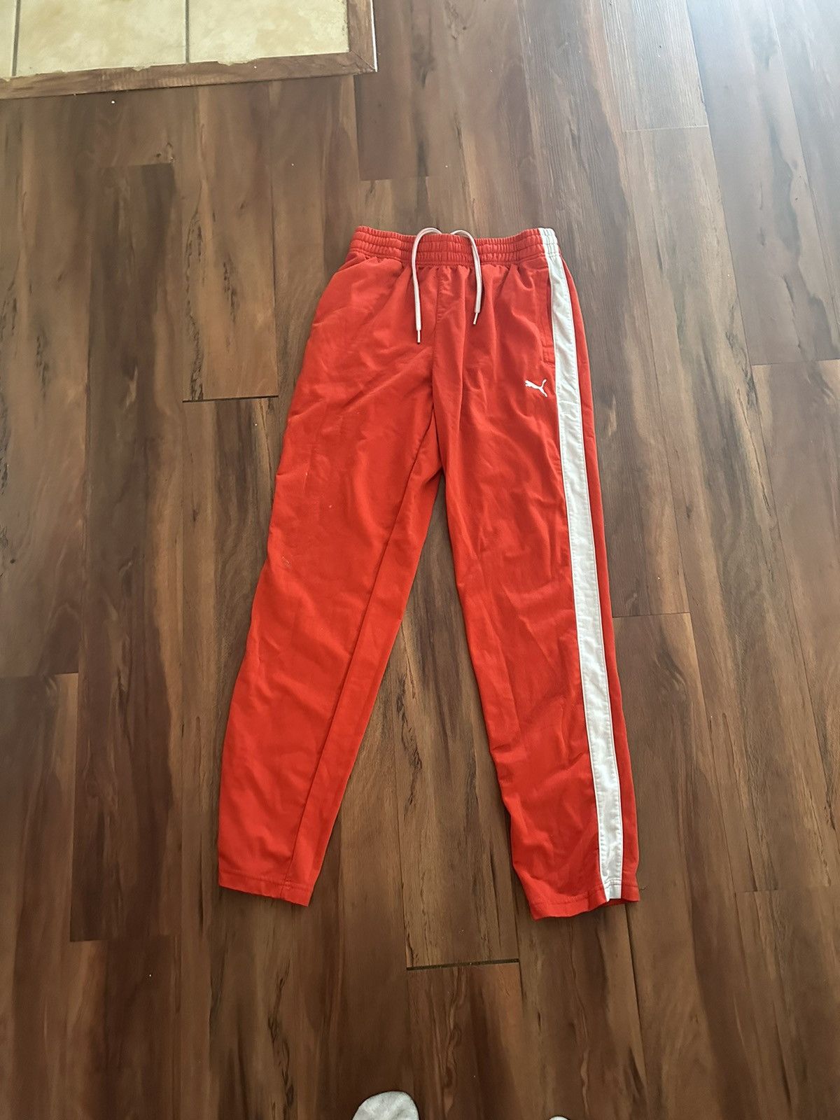 Puma Neon Orange Puma Straight-cut Pants Size US 30 / EU 46 - 1 Thumbnail