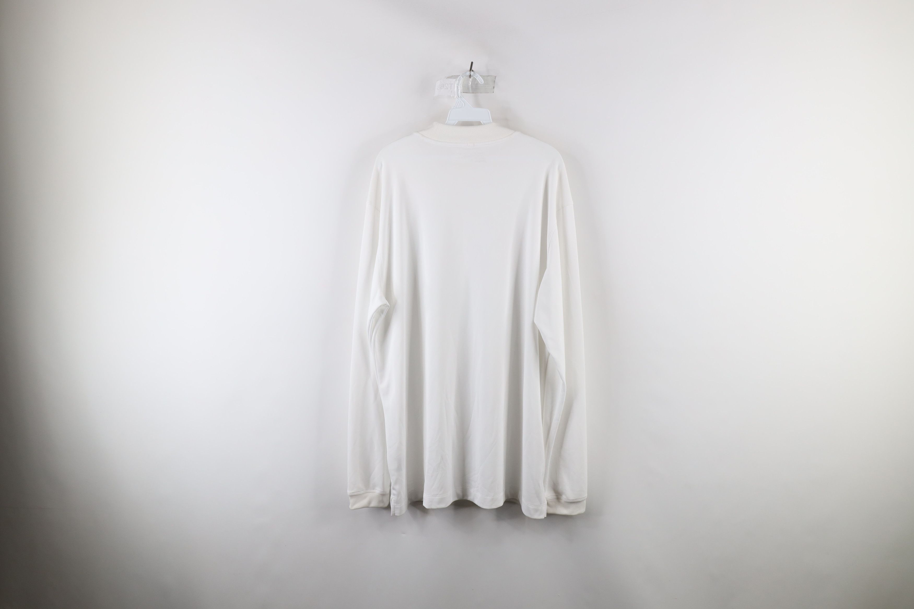 Nike × Vintage Vintage Nike Golf Scott Mini Swoosh Mock Neck T-Shirt White Size US XL / EU 56 / 4 - 7 Thumbnail