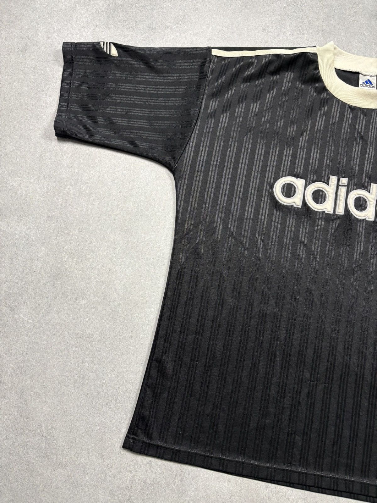 Adidas Adidas 90s Big Logo Football Jersey Rave Acid T Shirt Y2K UK Size US M / EU 48-50 / 2 - 3 Thumbnail
