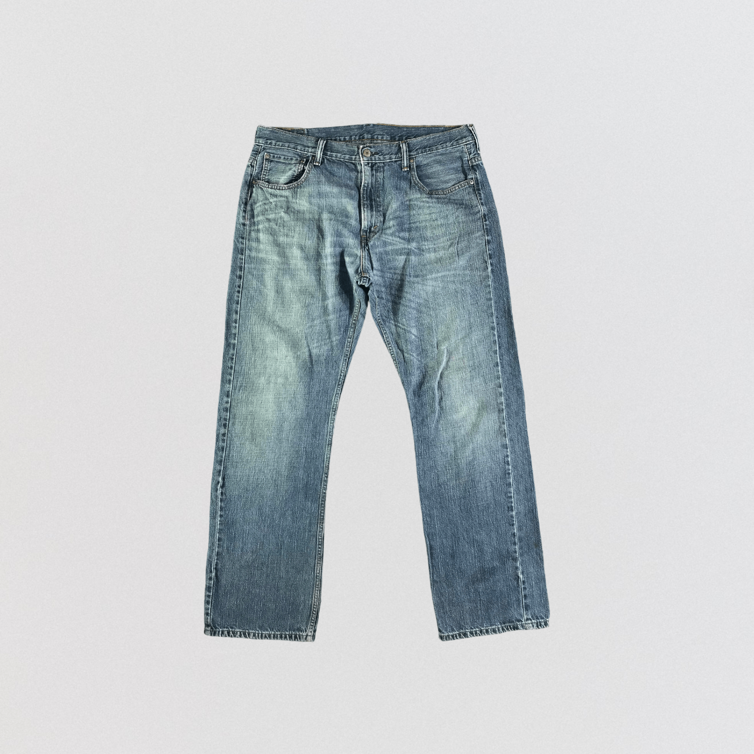 image of Blue Wash Levis 569 Jeans-Jm3503, Men's (Size 38)