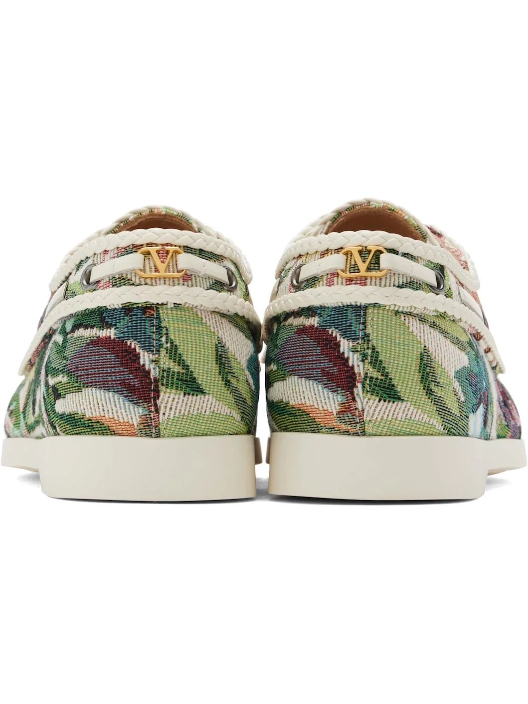 Valentino os11x0226 New Leisure Boat Shoes in Multicolor Size US 12 / EU 45 - 2 Thumbnail