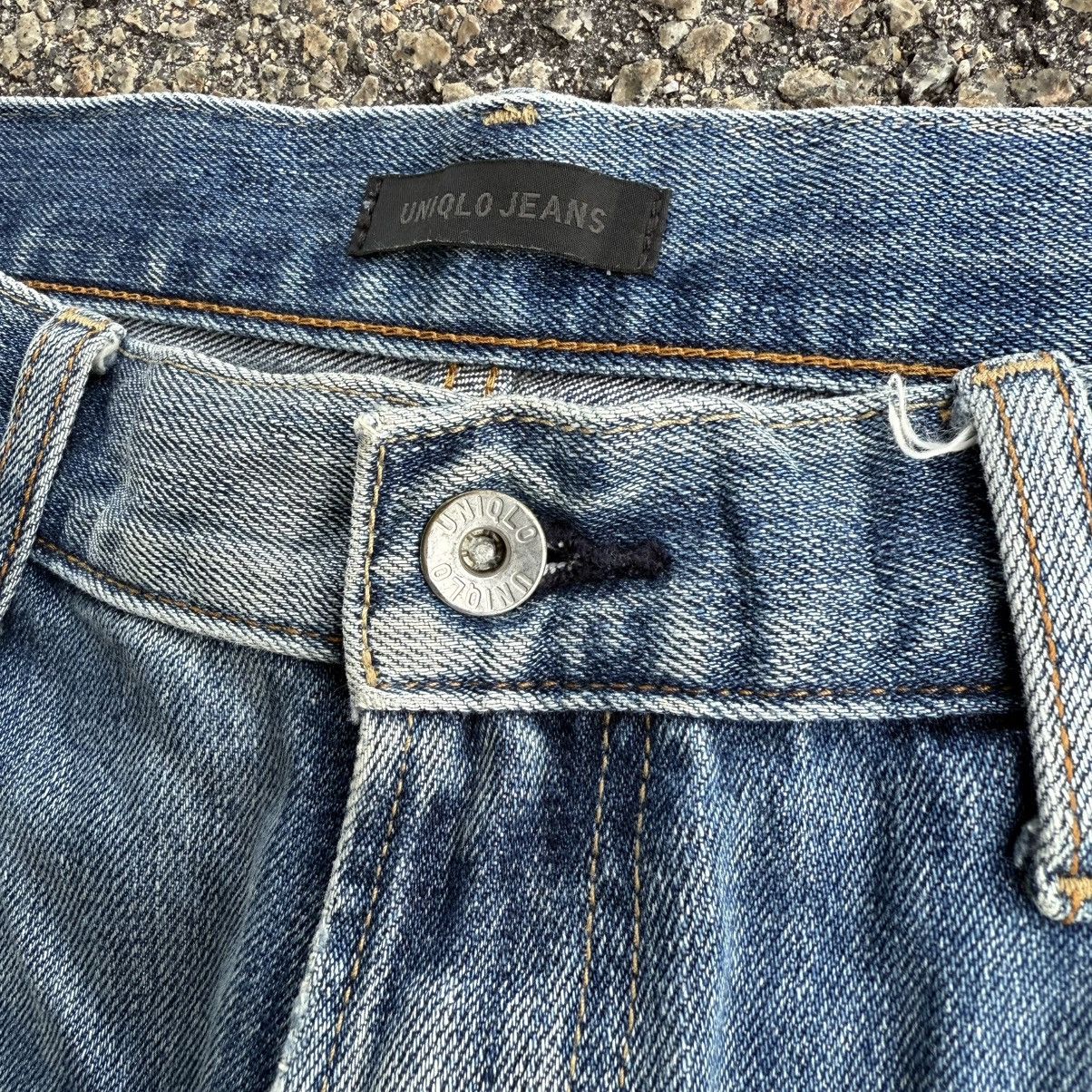 Japanese Brand VINTAGE JAPANESE STRAIGHT FADED JEAN DENIM PANTS Size US 35 - 5 Thumbnail