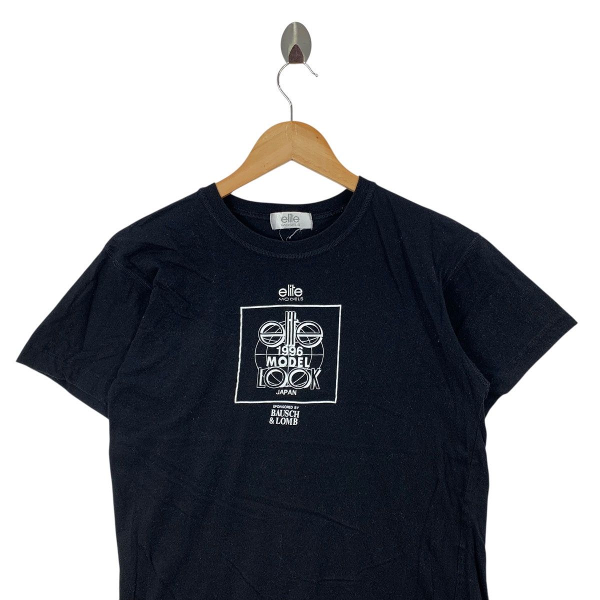 Vintage Vintage 1996 ELITE MODELS LOOK Japan Bausch & Lomb Tshirt Size US S / EU 44-46 / 1 - 2 Thumbnail