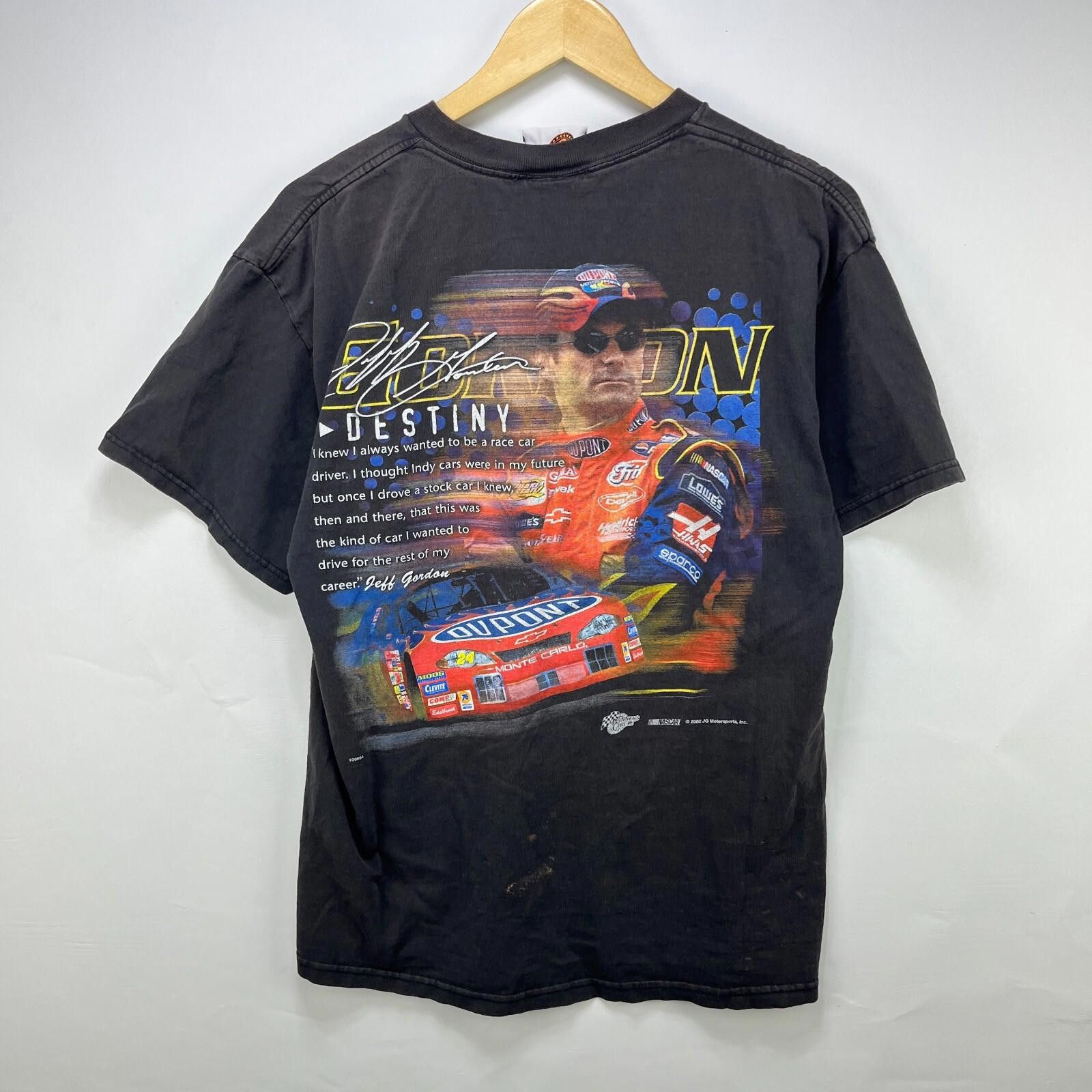 NASCAR Vintage NASCAR Jeff Gordon Sun Faded T Shirt Large Racing Size US L / EU 52-54 / 3 - 3 Thumbnail