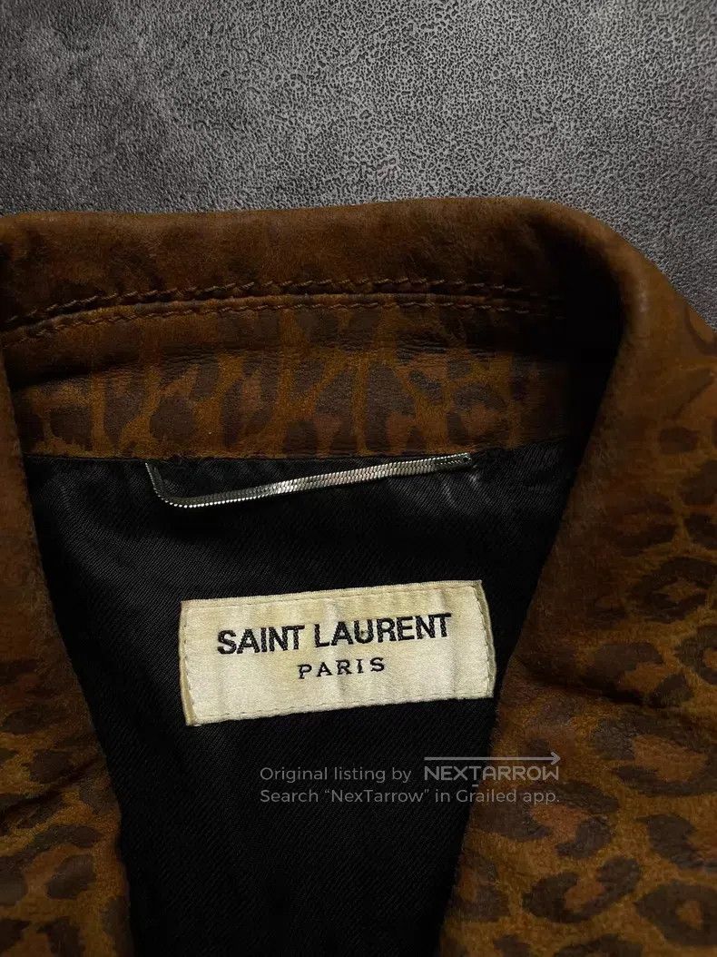 Saint Laurent Paris Saint Laurent Paris Leather and Suede Leopard Print Patchw Size US S / EU 44-46 / 1 - 5 Thumbnail
