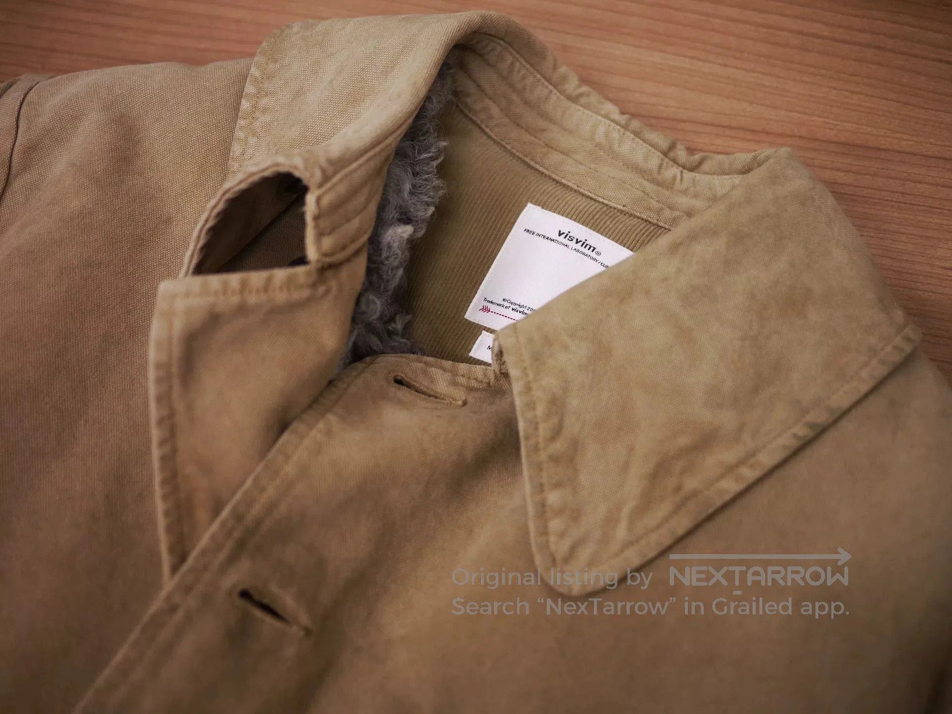 Visvim visvim winfield shearling coat in beige. Size US XS / EU 42 / 0 - 3 Thumbnail