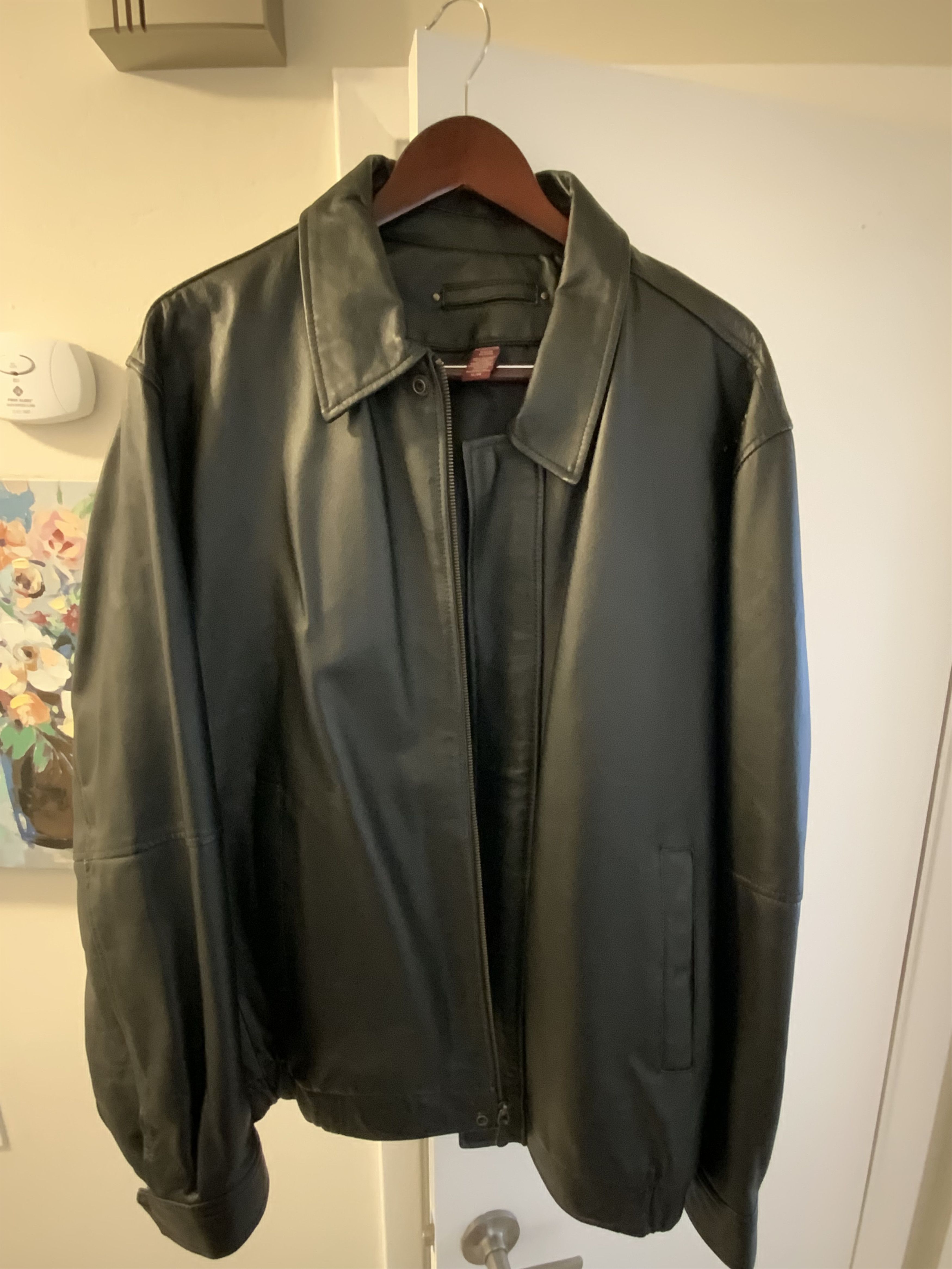 Covington Vintage Leather Jacket Size US XL / EU 56 / 4 - 1 Thumbnail