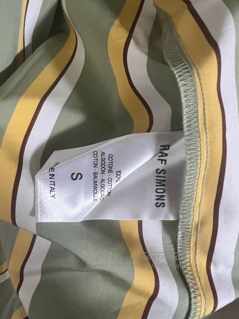 Raf Simons 22 Spring and Summer Striped Shirt