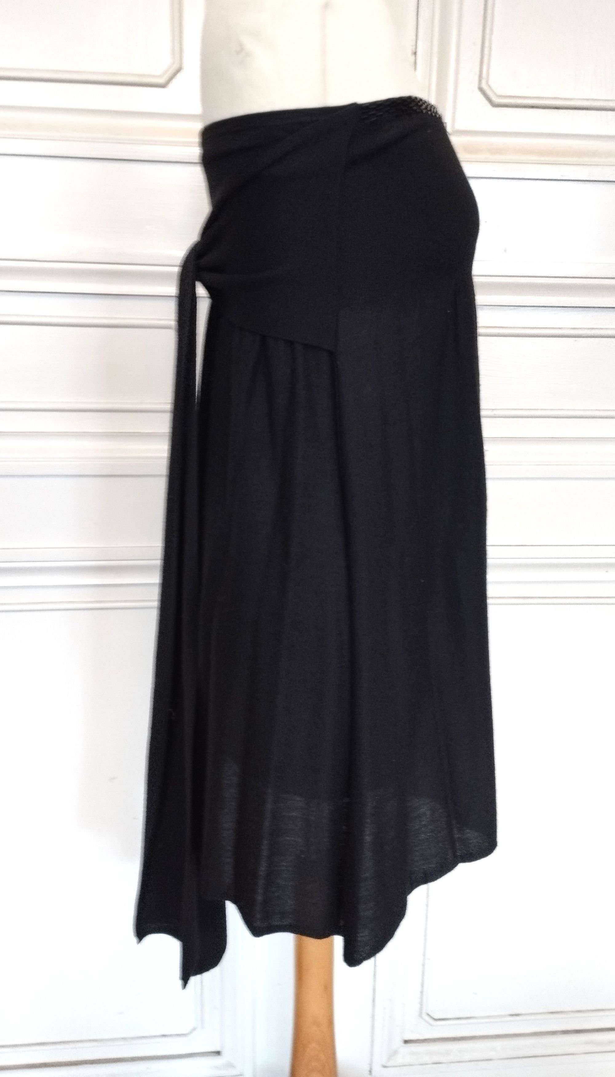 Sonia Rykiel Sonia Rykiel Robe Bustier Jupe Coton Soie Cachemire TS Size S / US 4 / IT 40 - 9 Thumbnail