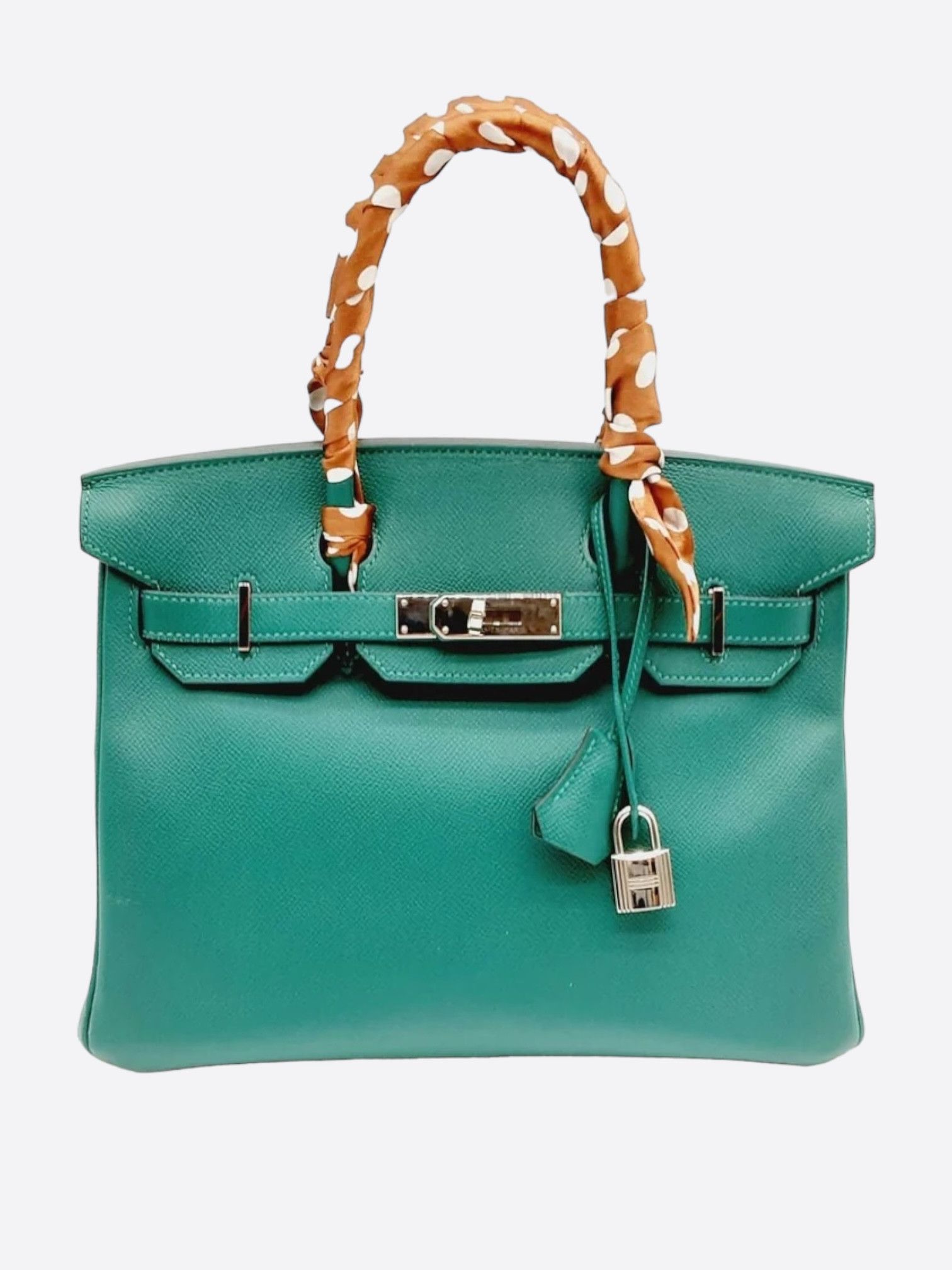 image of Hermes Green Malachite Epsom Birkin 30, Women's