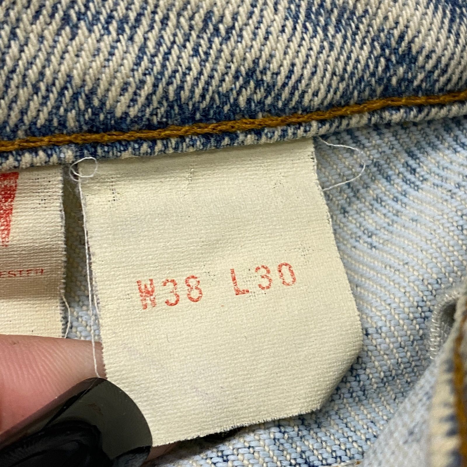 Levi's Vintage Levis Silver Medal Light Acid Wash Distressed Jeans Size 38" / US 16 / IT 52 - 9 Thumbnail