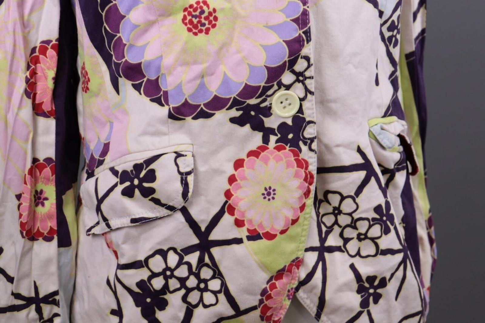 Escada Escada Sport Multicolor Floral Two Button Jacket Size 40 Size M / US 6-8 / IT 42-44 - 8 Thumbnail