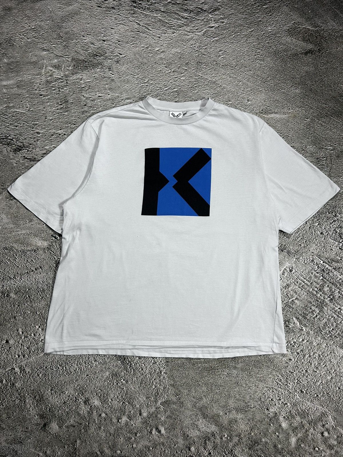 Kenzo Kenzo big logo T-shirt block white Size US XL / EU 56 / 4 - 1 Thumbnail