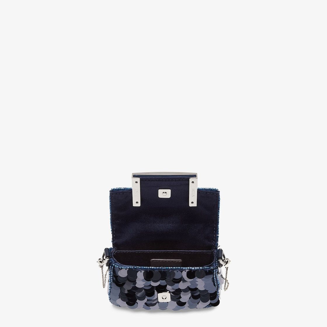 Fendi o1s1wg111224 Size: OS / Nano Baguette Charm Bag in Blue Size ONE SIZE - 3 Thumbnail