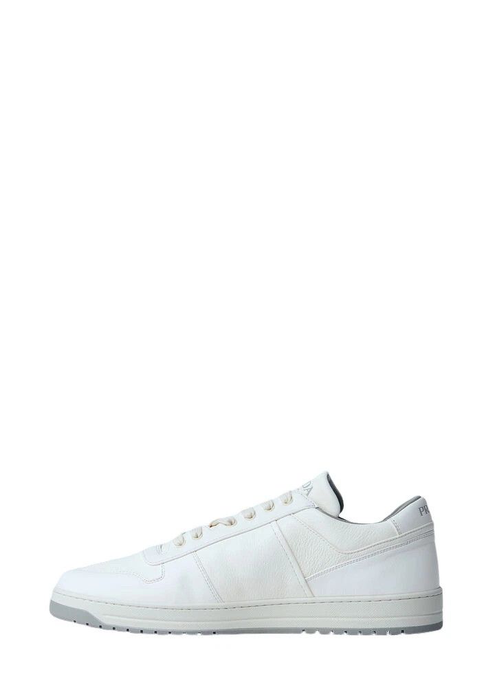 Prada PRADA Downtown $1120 Ivory Leather Sneakers New & Authentic Size US 11 / EU 44 - 3 Thumbnail